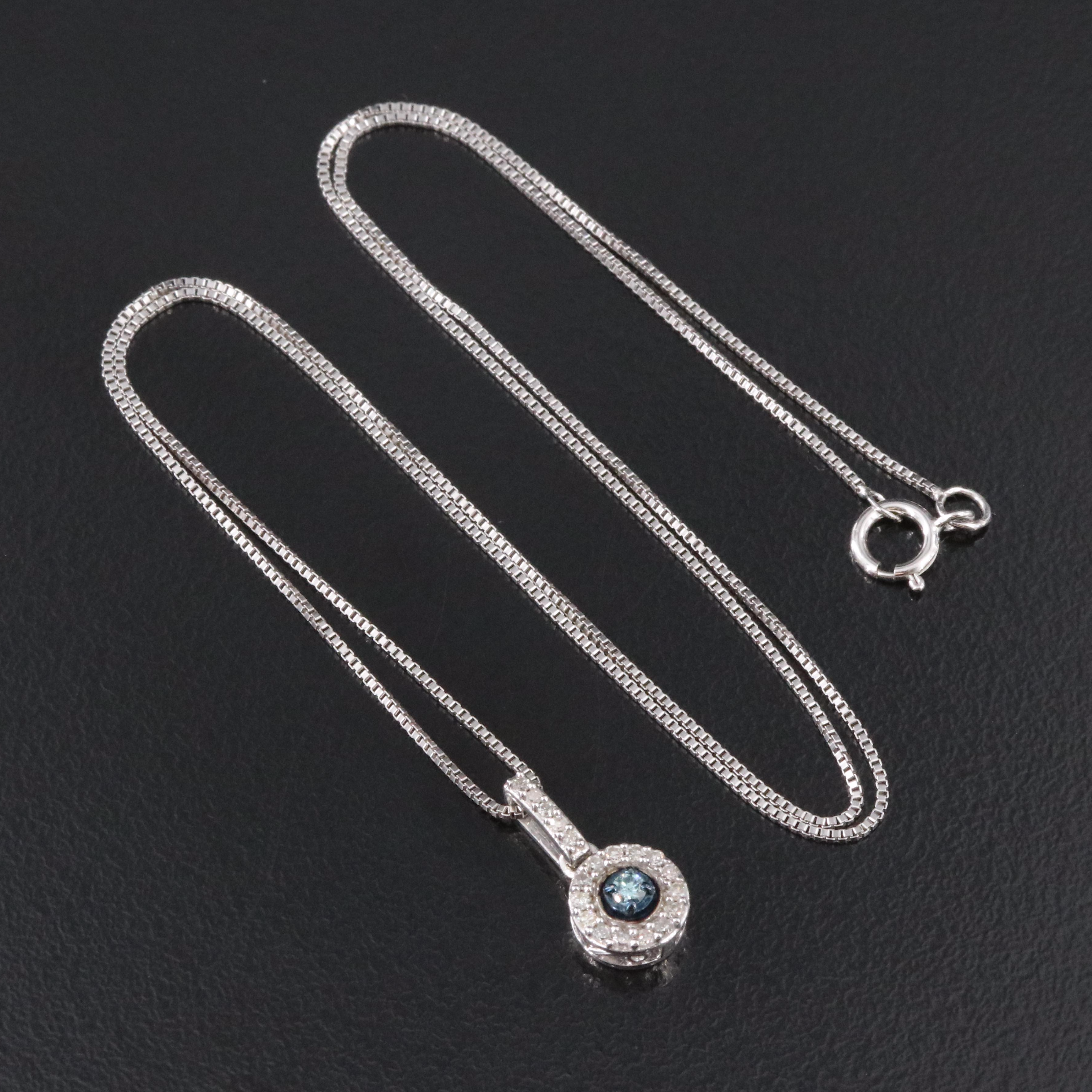 Sterling Silver 0.13 CTW Lab Grown Diamond Pendant Necklace