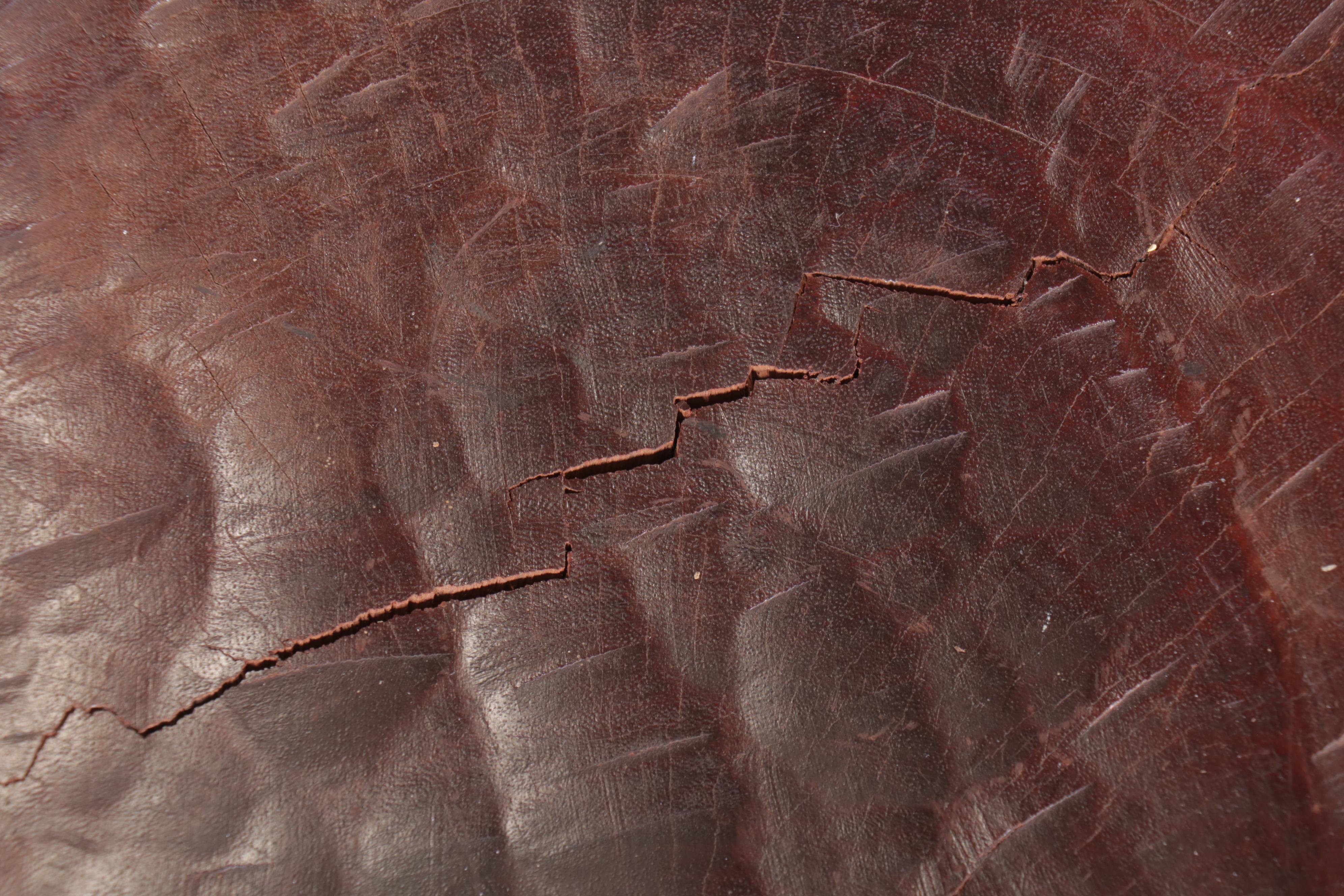 West African Folk Art Style Hand-Carved Wooden Chair