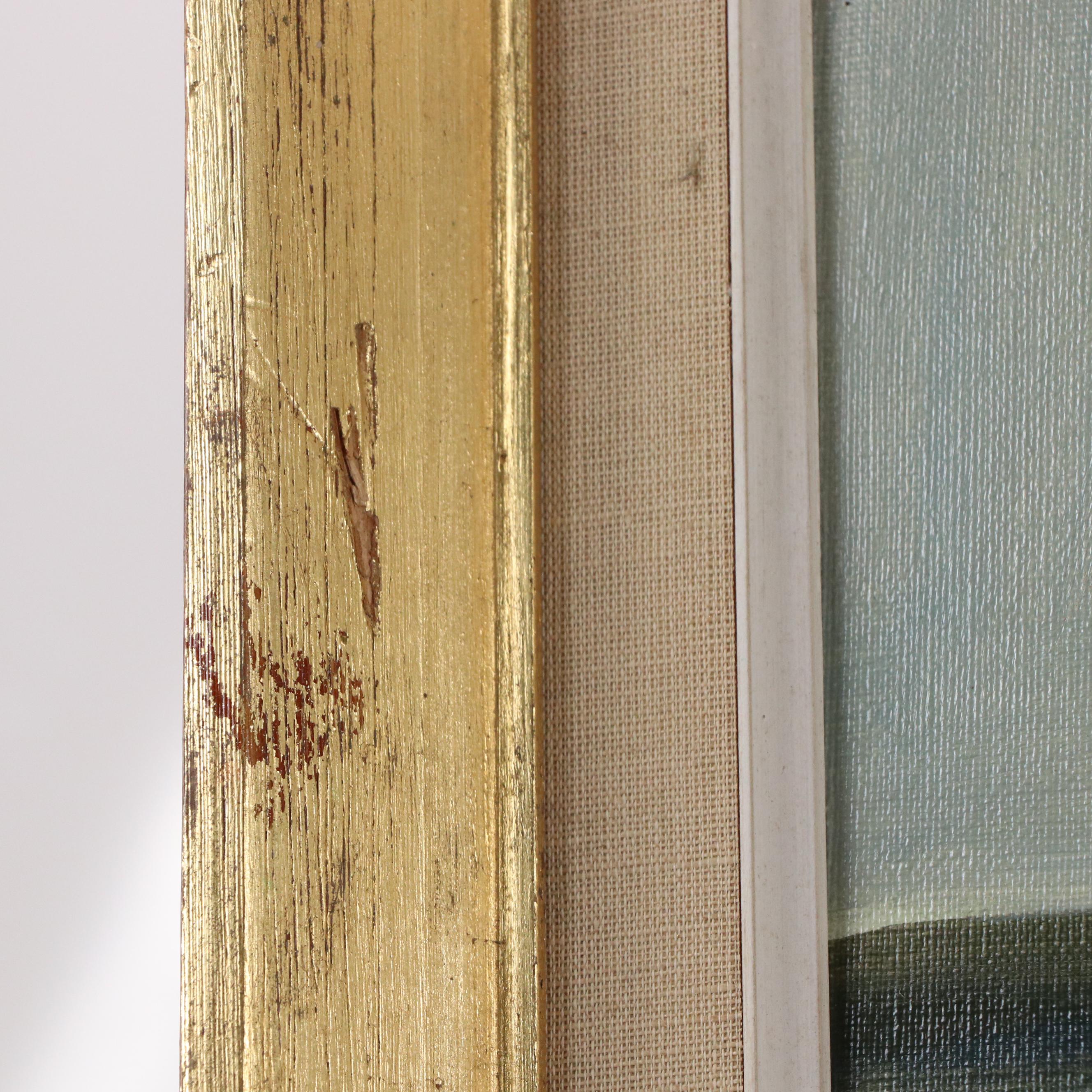 Danish Modernist Oil Painting Landscape, Mid-20th Century