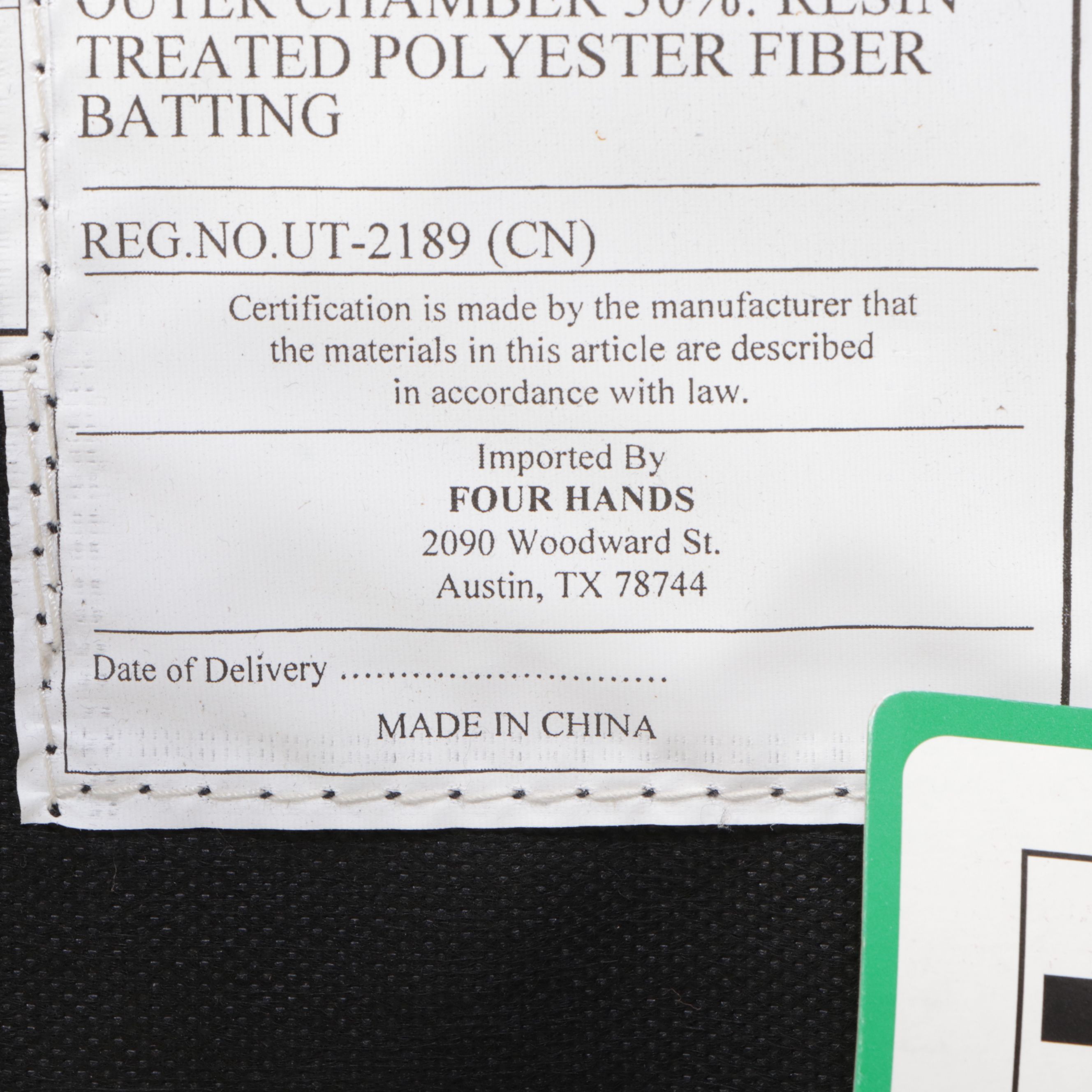 Set of Six Four Hands Painted Wood Side Chairs