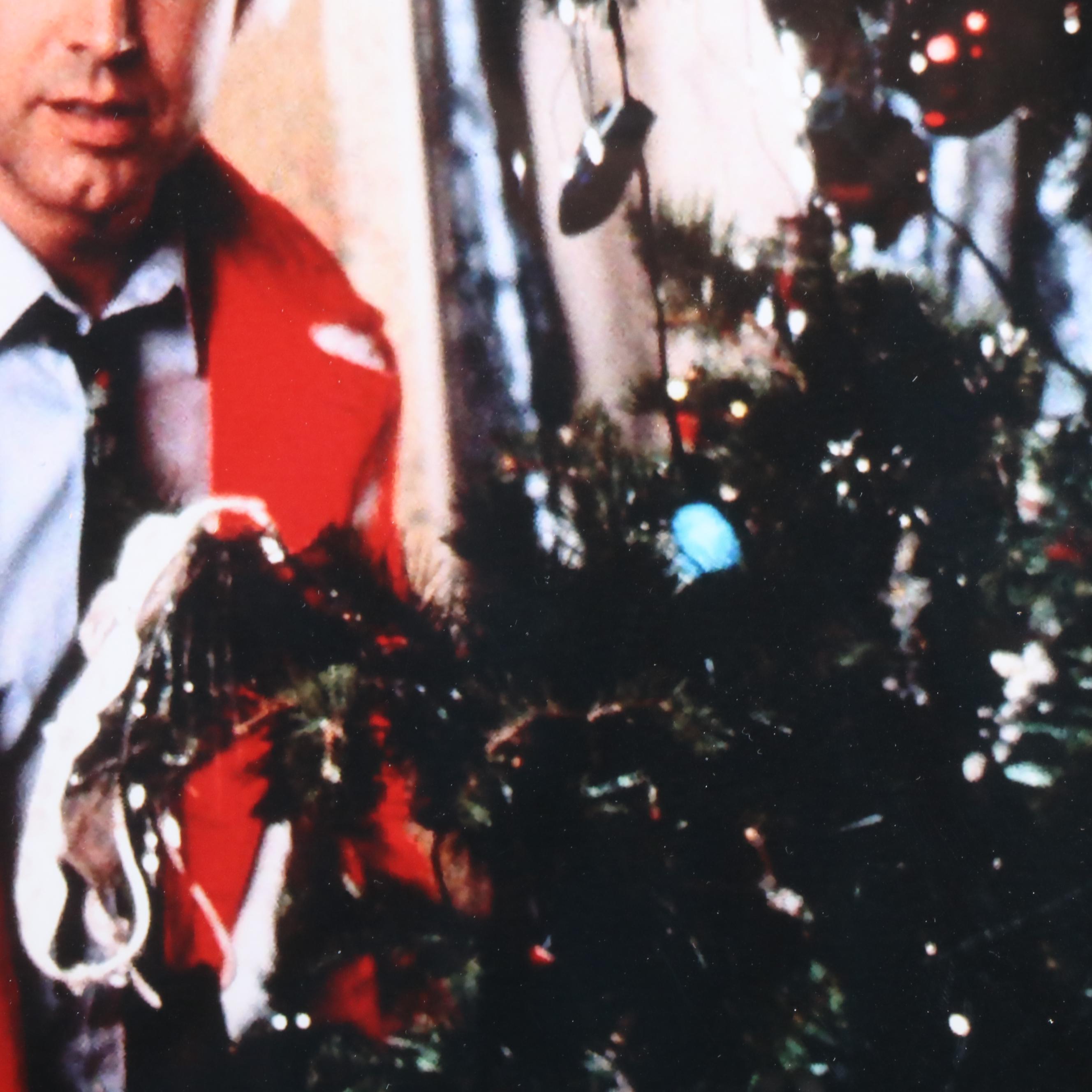 Chevy Chase Signed “Christmas Vacation” Movie Print in Matted Frame, Beckett