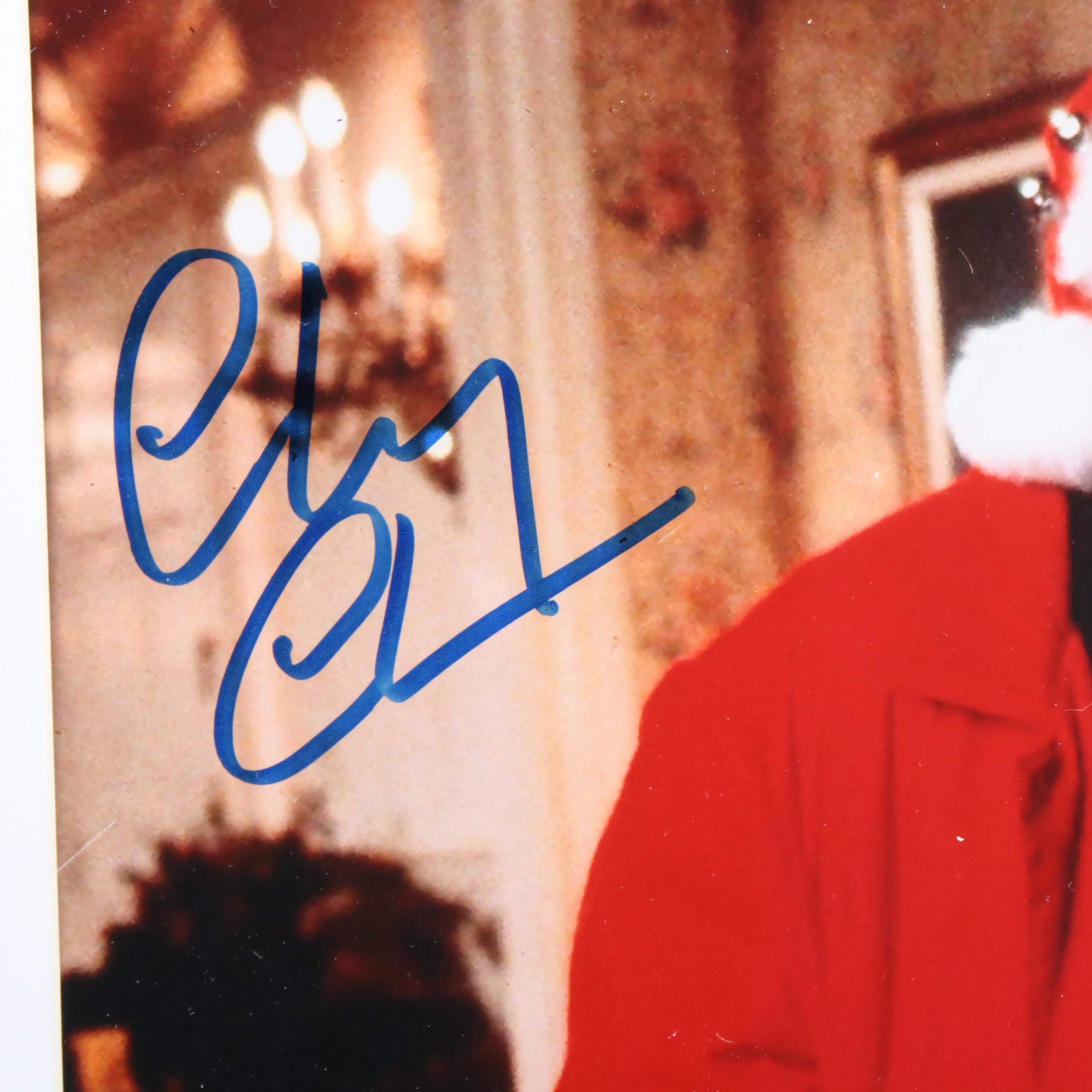 Chevy Chase Signed “Christmas Vacation” Movie Print in Matted Frame, Beckett