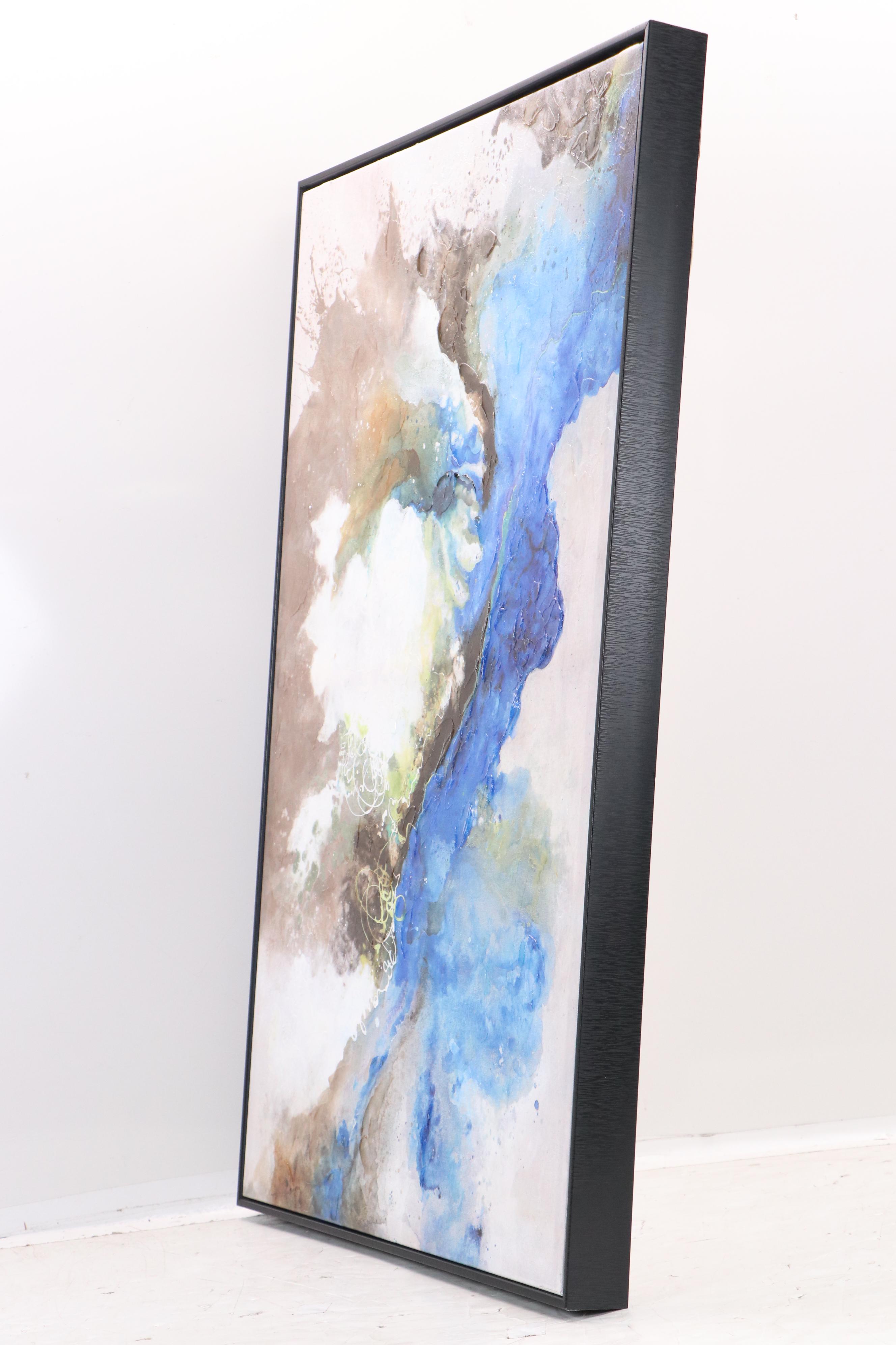 "Granite Tide" Abstract Giclée, 21st Century