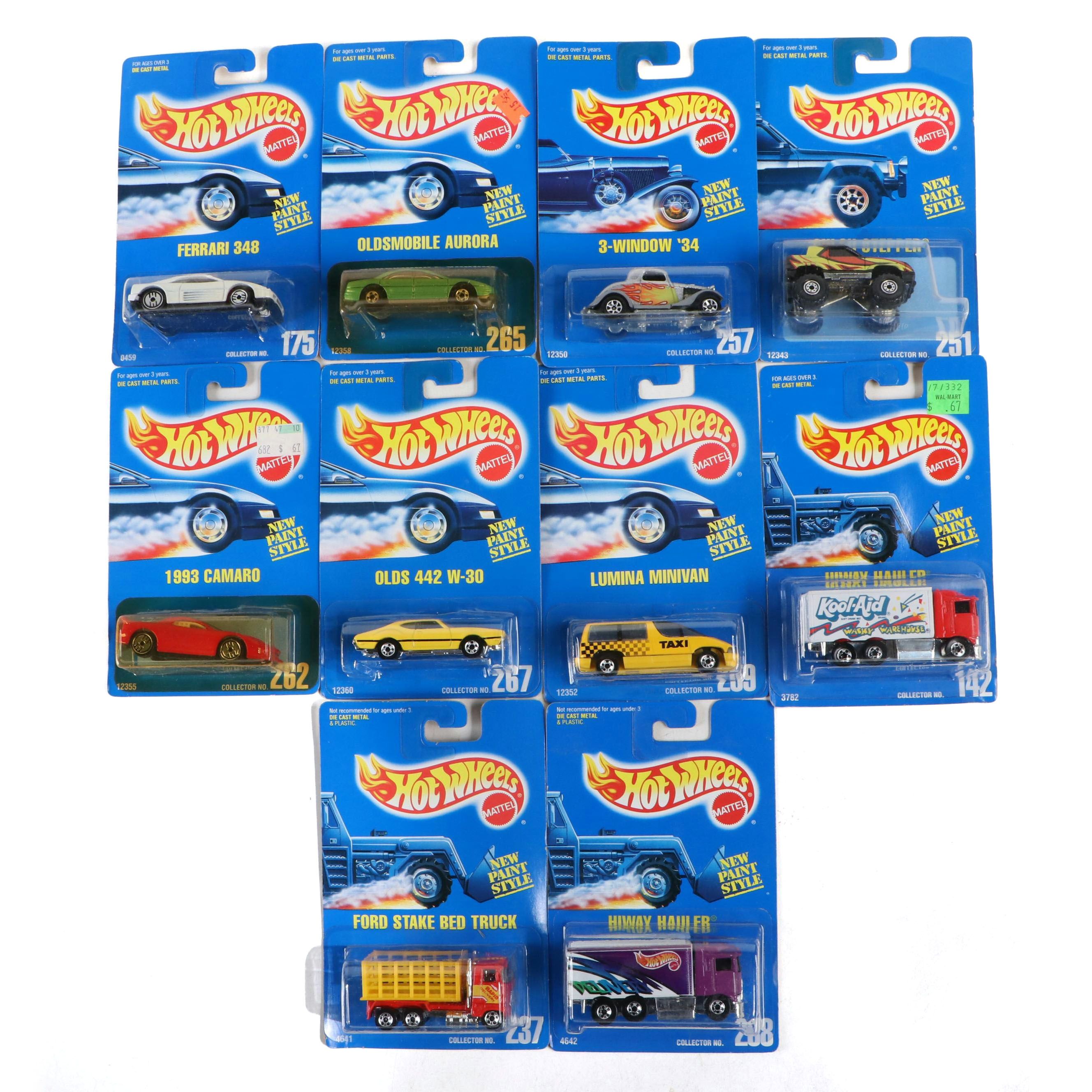 Hot Wheels "Hiway Hauler," "Gulch Stepper" and More Toy Cars, 1991