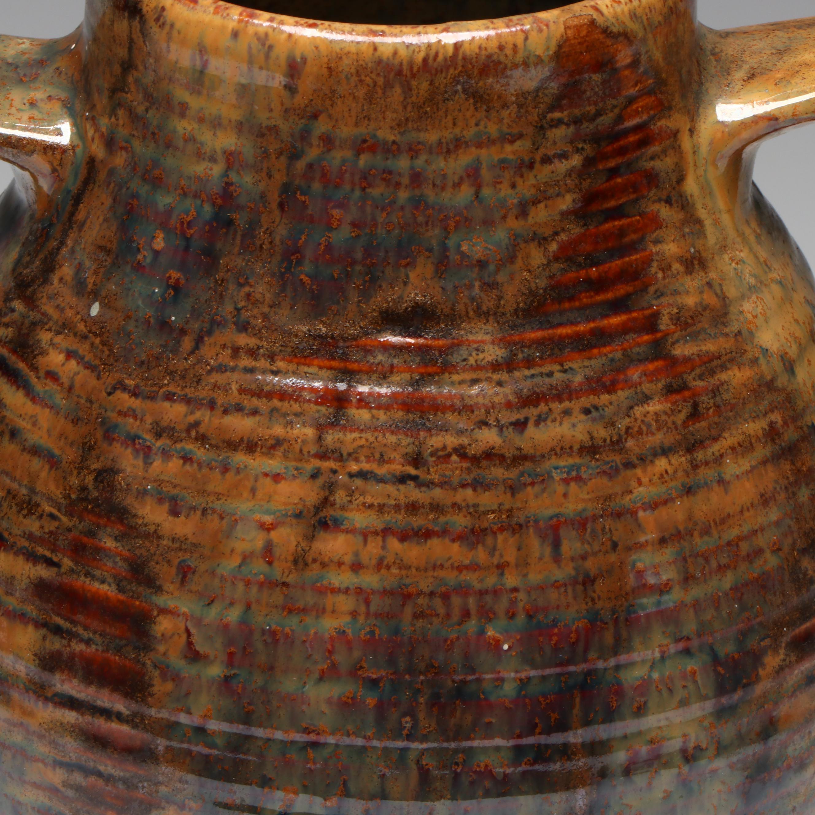 Antique Fulper Pottery Colonial Ware Vase, Early 20th Century