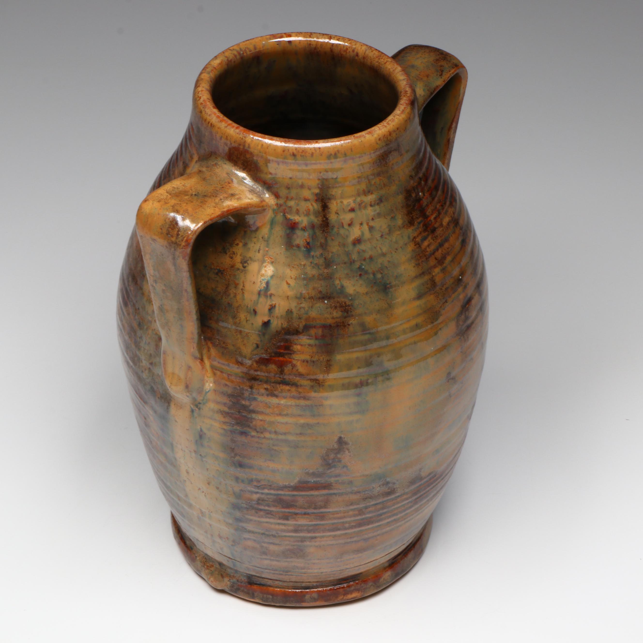 Antique Fulper Pottery Colonial Ware Vase, Early 20th Century