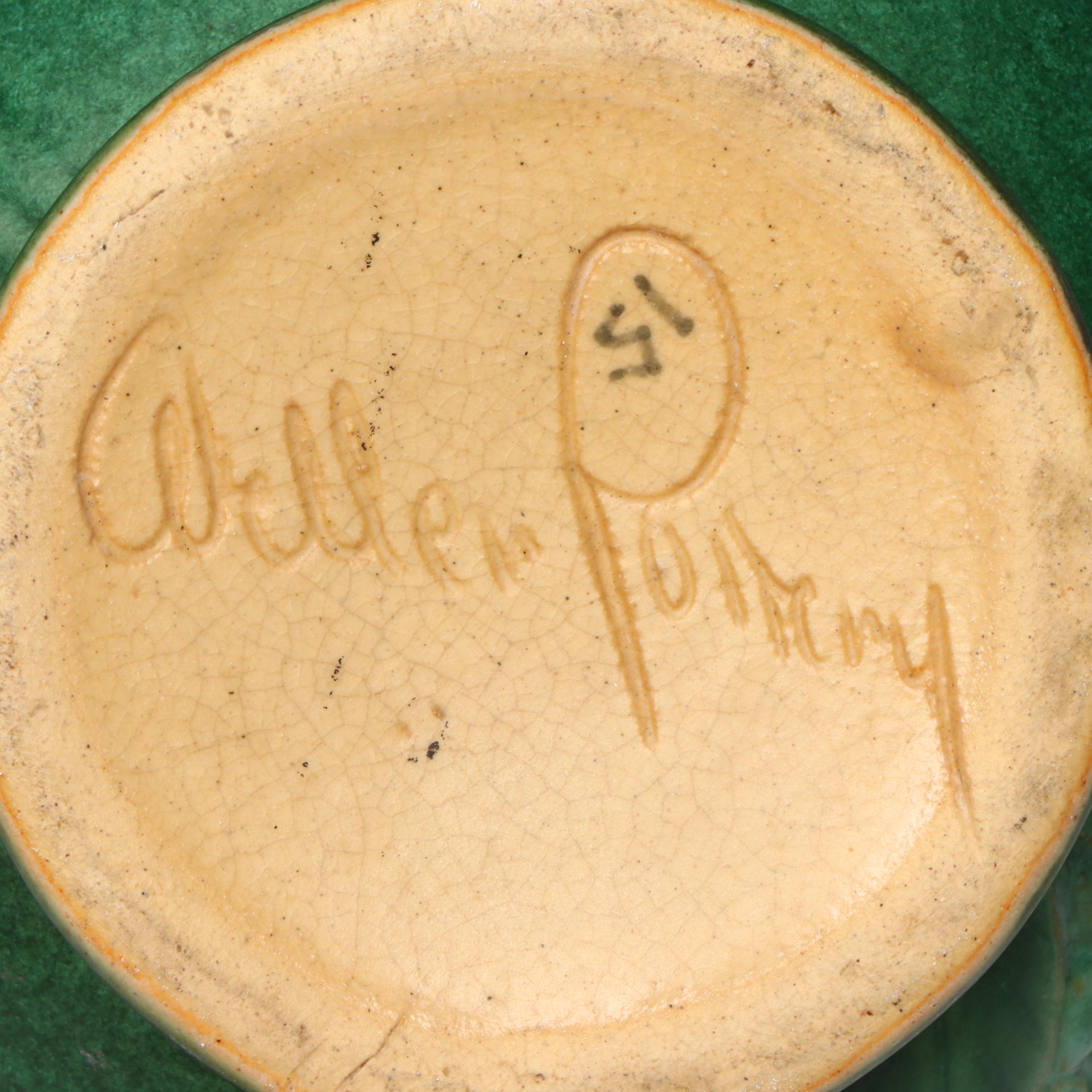 Antique Weller Pottery "Velva" Bowl, Early 20th Century