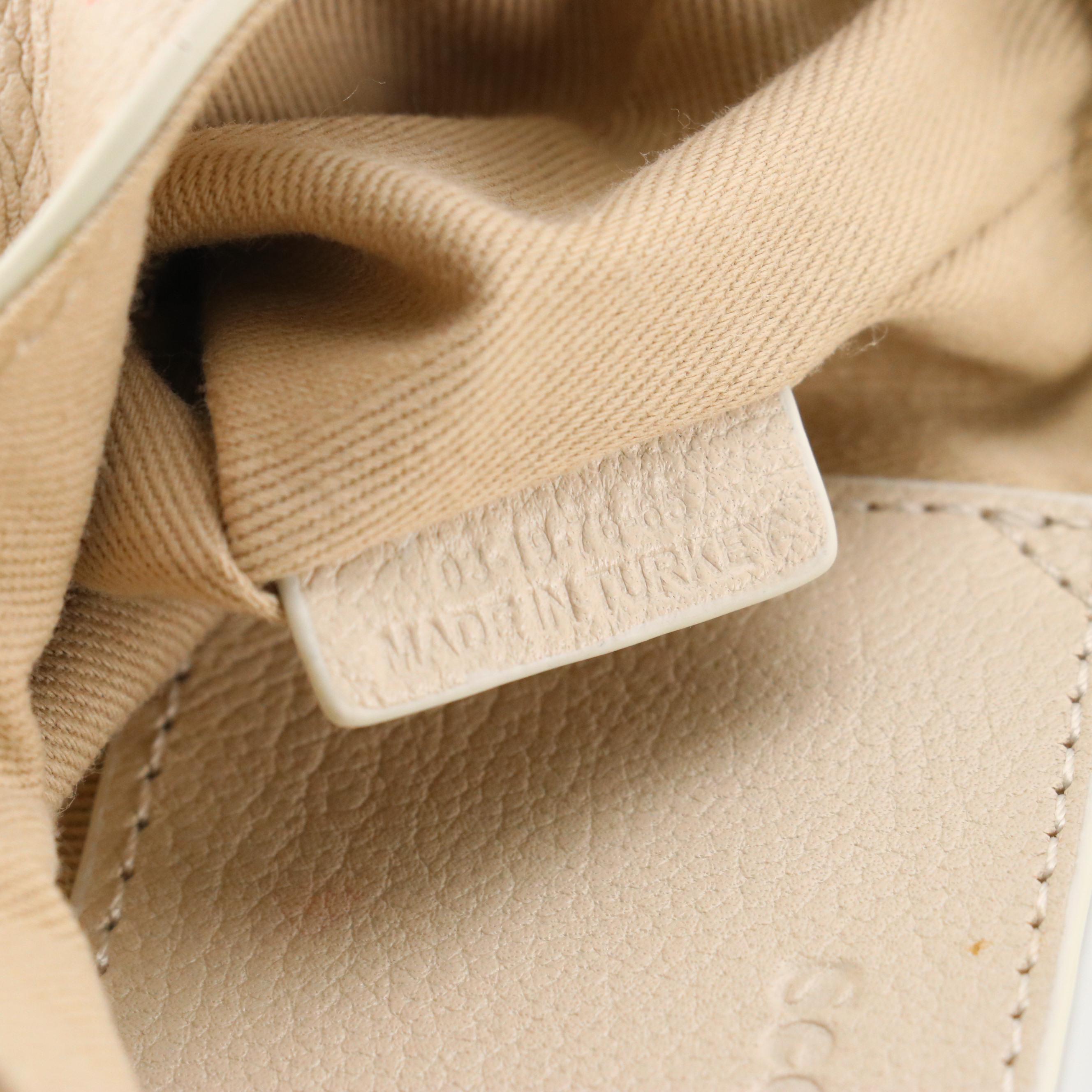 See by Chloé Hopper Convertible Belt Bag in Ivory Calfskin Leather