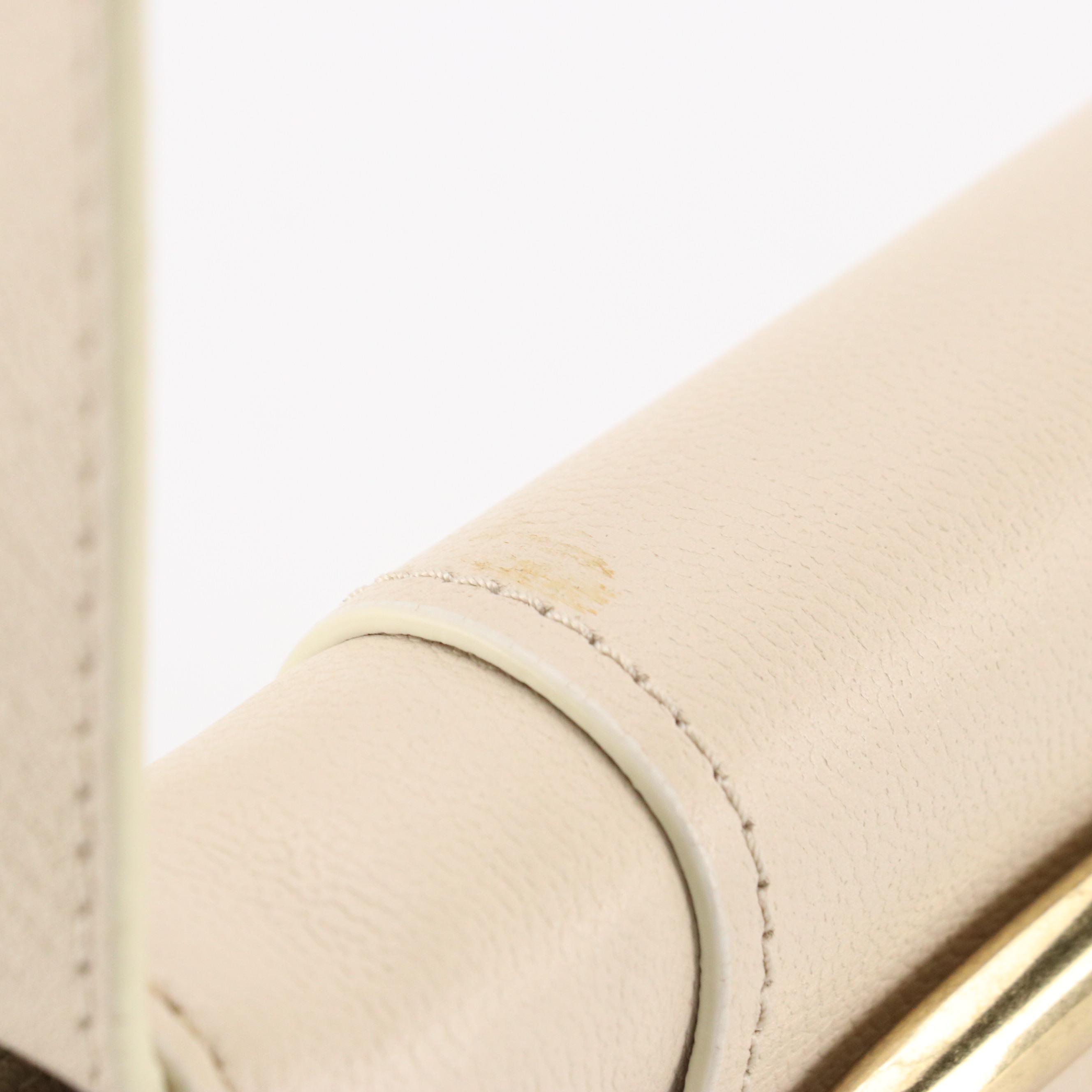 See by Chloé Hopper Convertible Belt Bag in Ivory Calfskin Leather