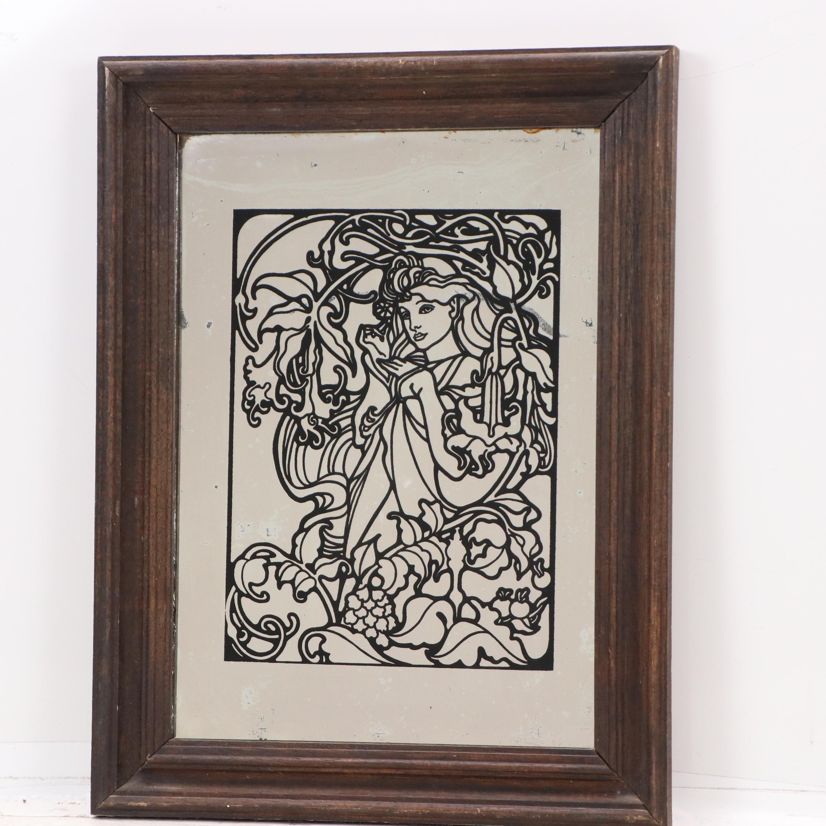 Art Nouveau Style Mirrors
