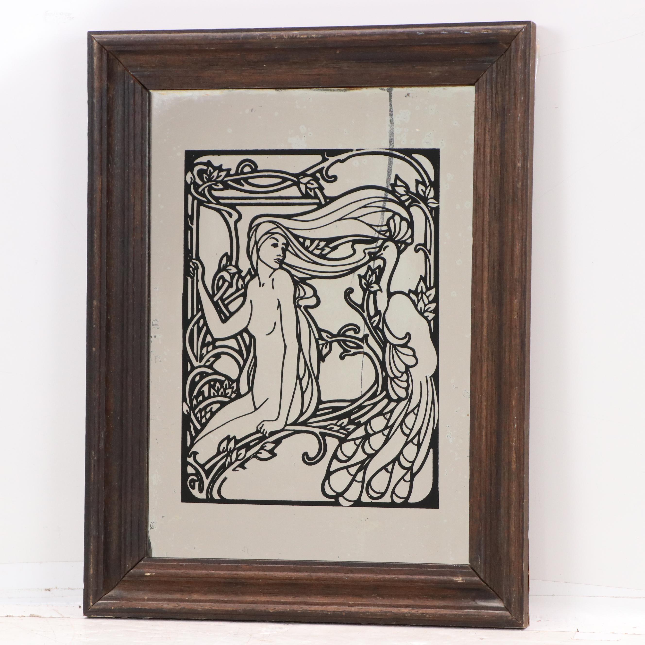 Art Nouveau Style Mirrors