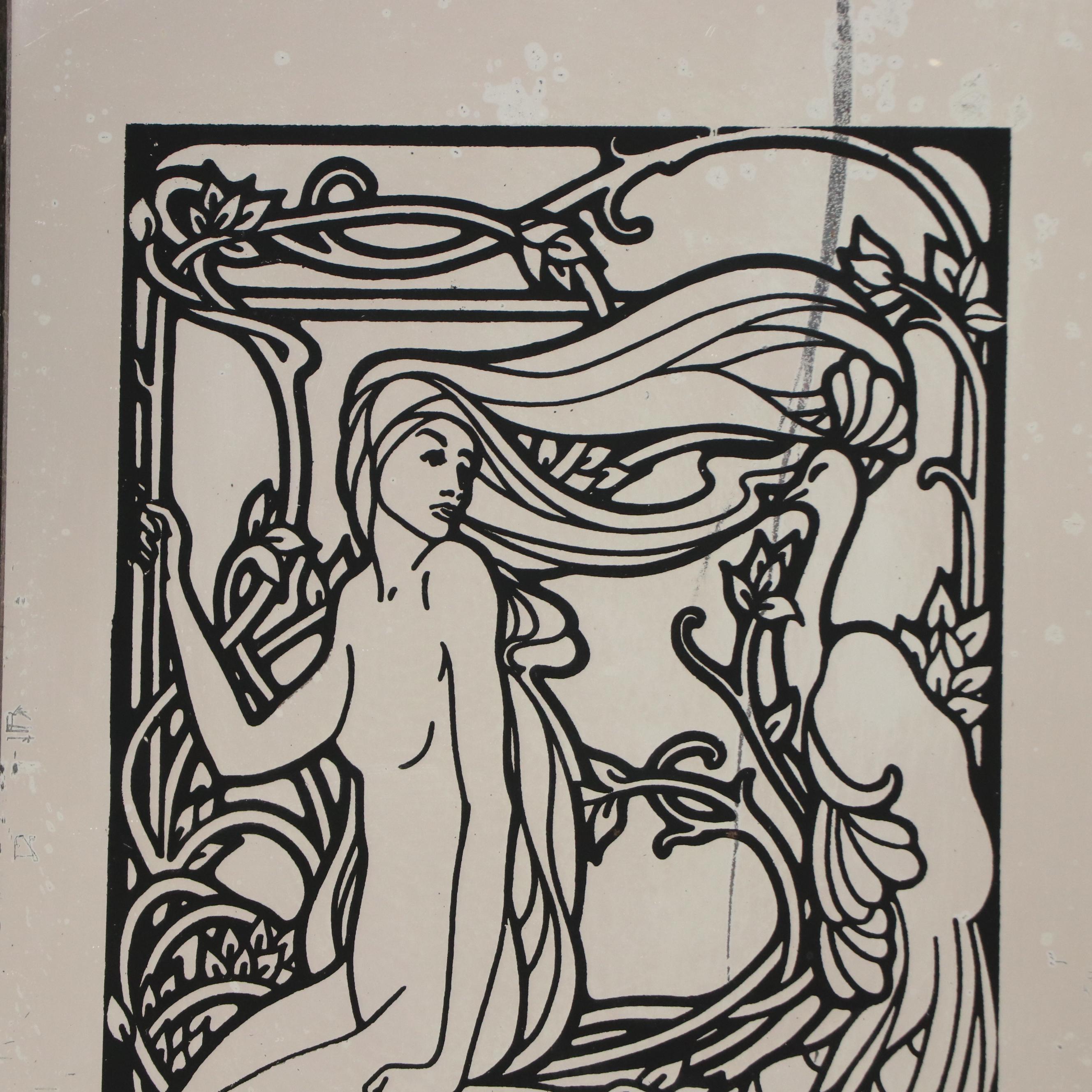 Art Nouveau Style Mirrors