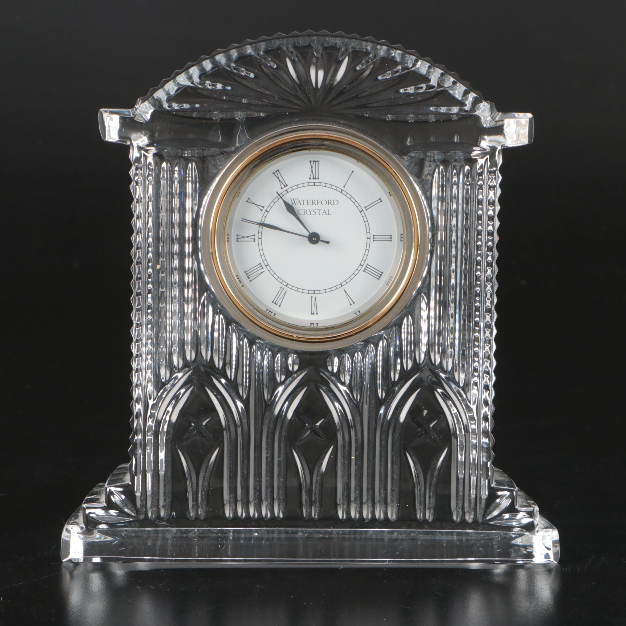 Waterford "Metropolitan" Crystal Mantel Clock