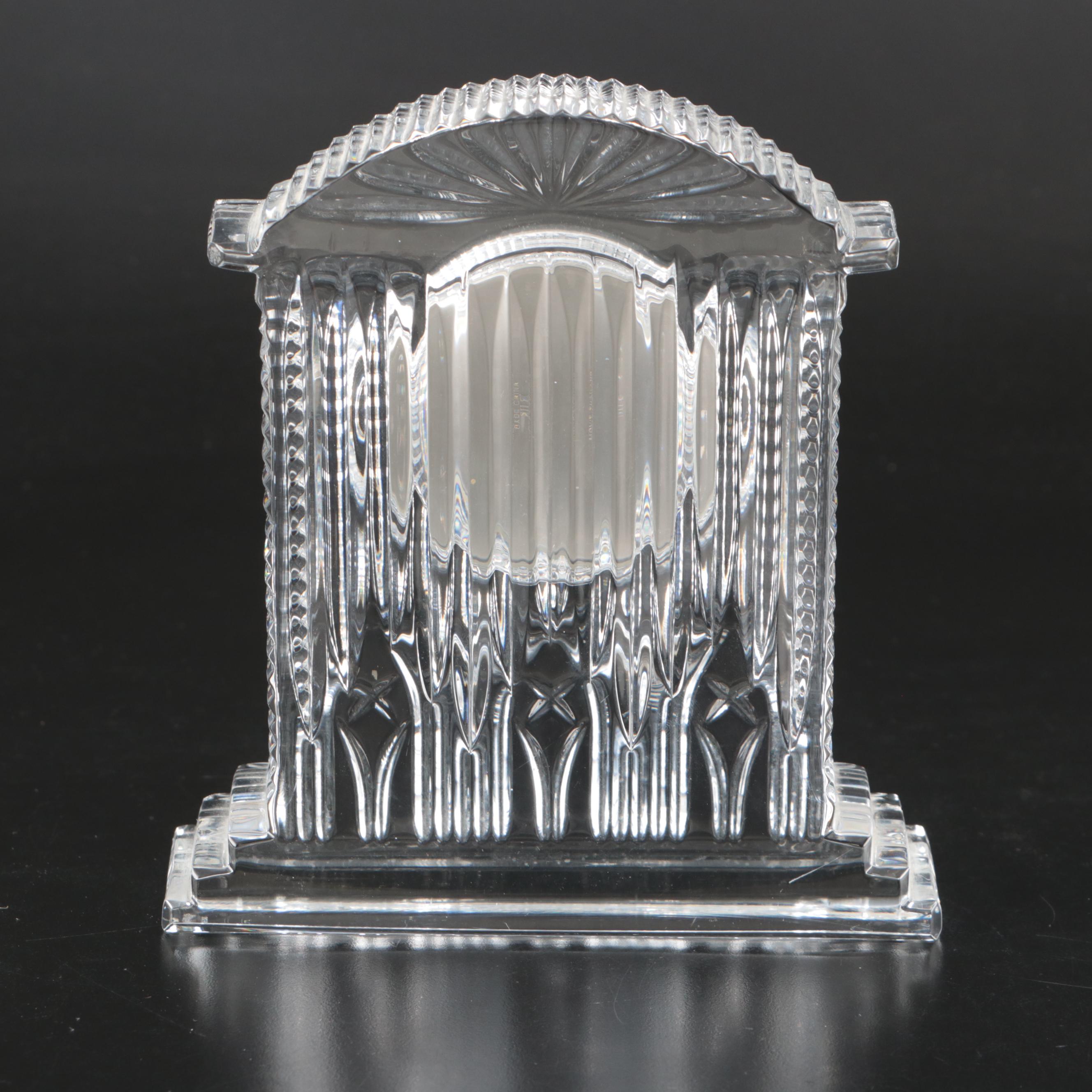Waterford "Metropolitan" Crystal Mantel Clock