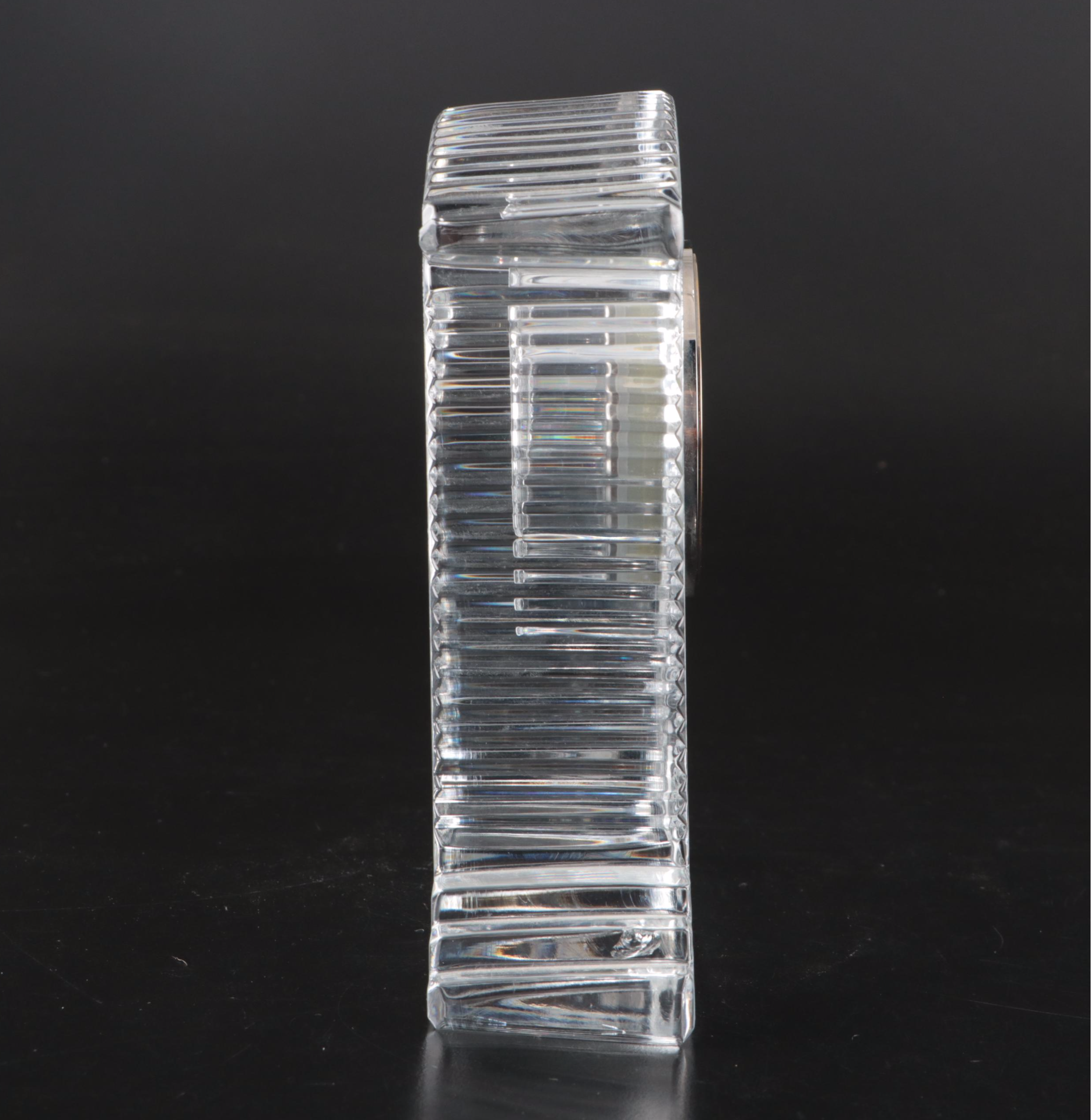 Waterford "Metropolitan" Crystal Mantel Clock