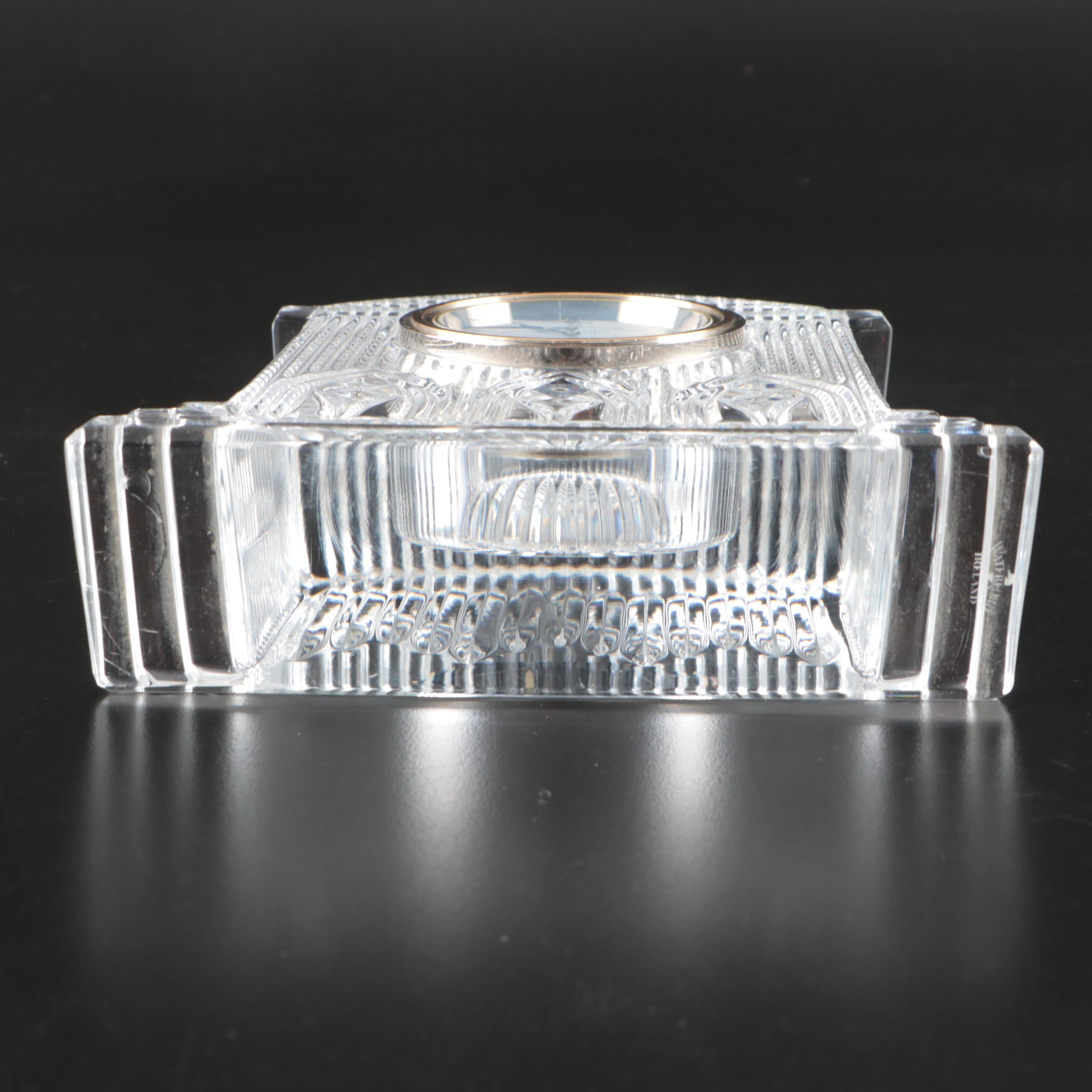 Waterford "Metropolitan" Crystal Mantel Clock