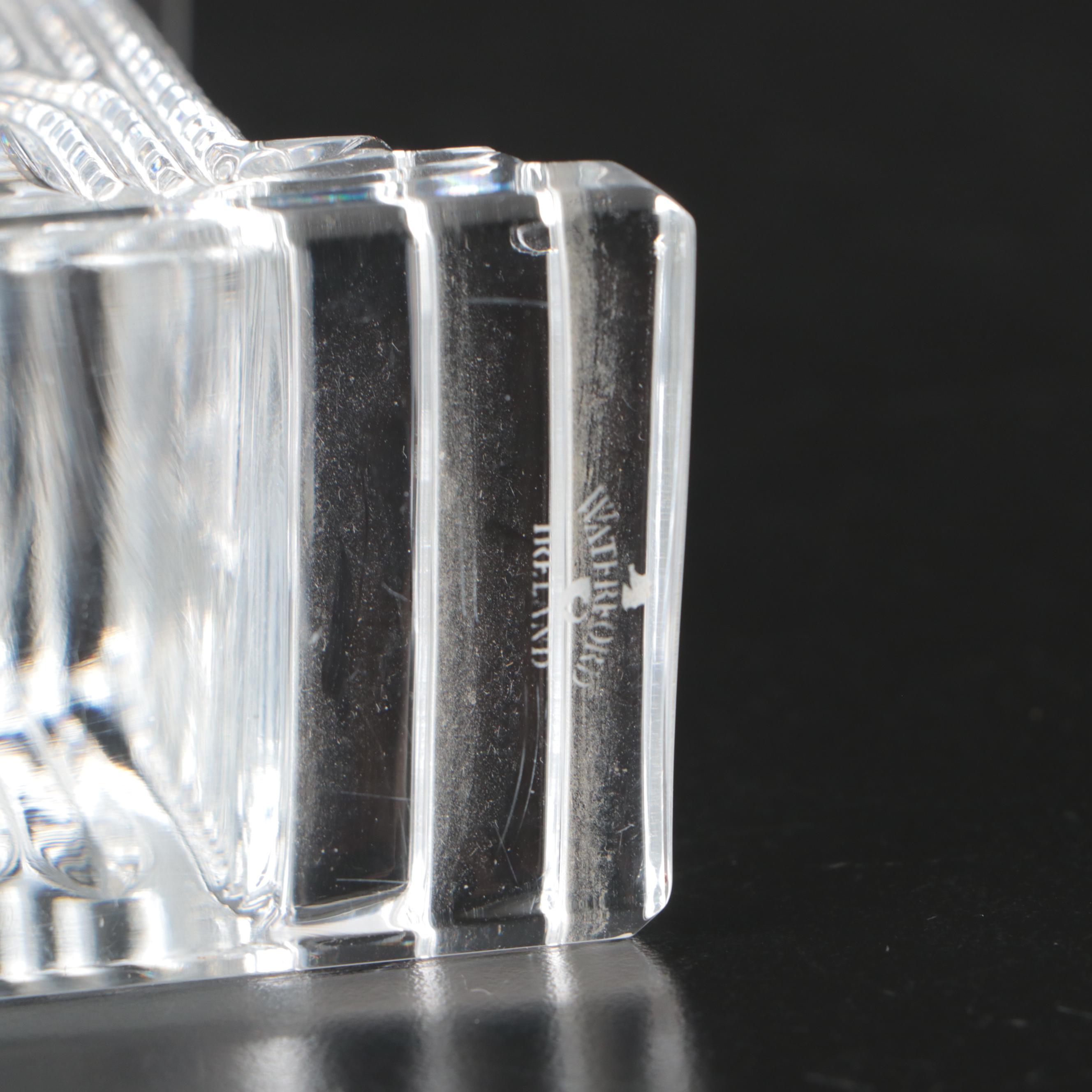 Waterford "Metropolitan" Crystal Mantel Clock