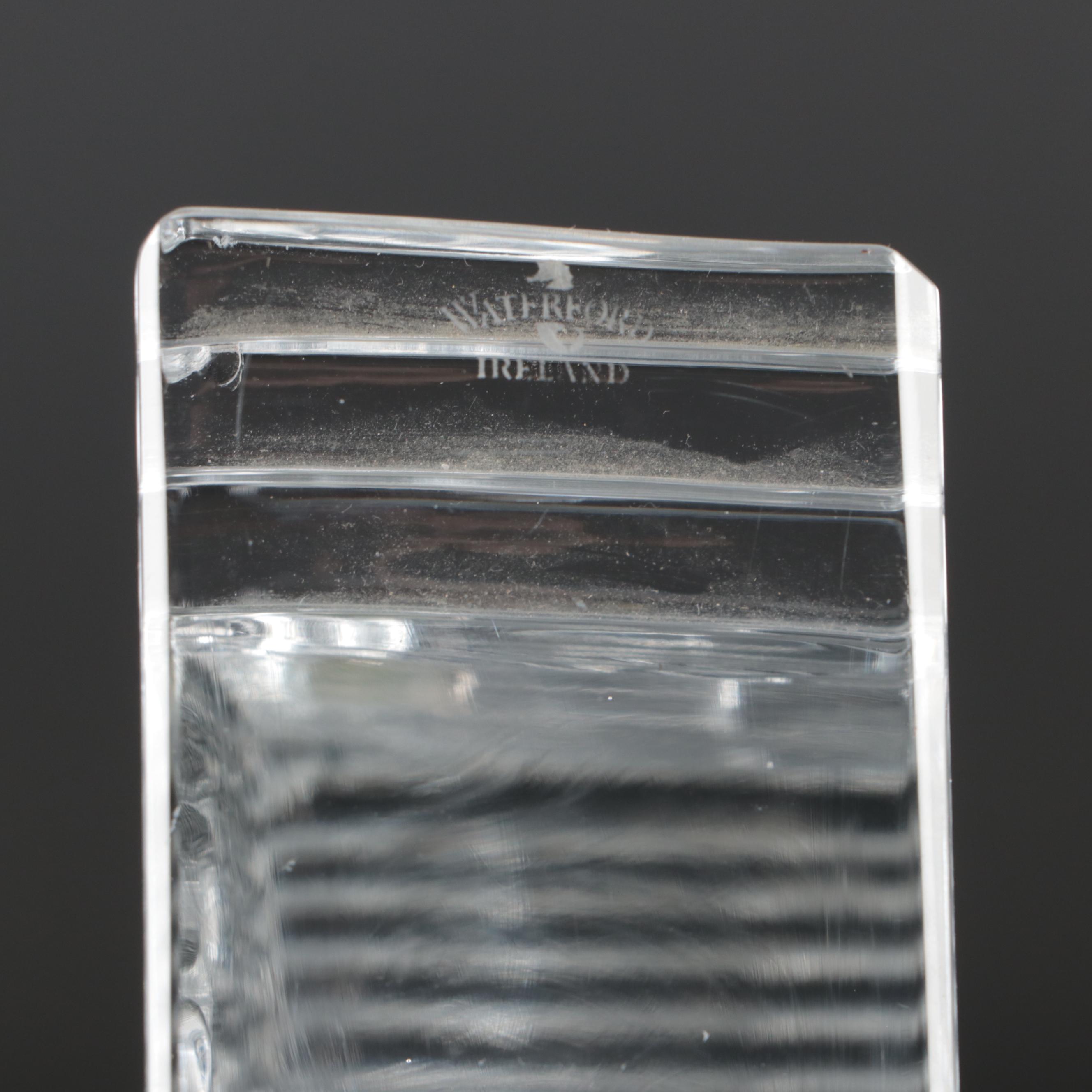 Waterford "Metropolitan" Crystal Mantel Clock