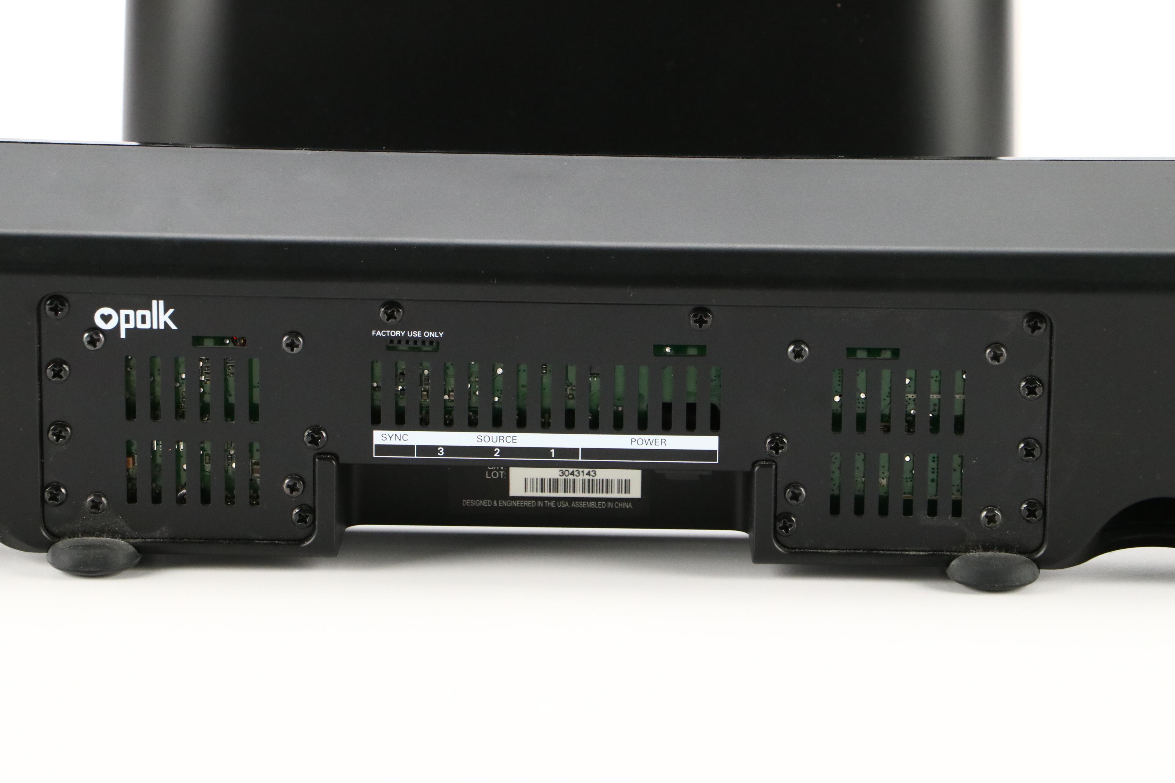 Polk Audio Smartbar Sound Bar Speaker and Subwoofer