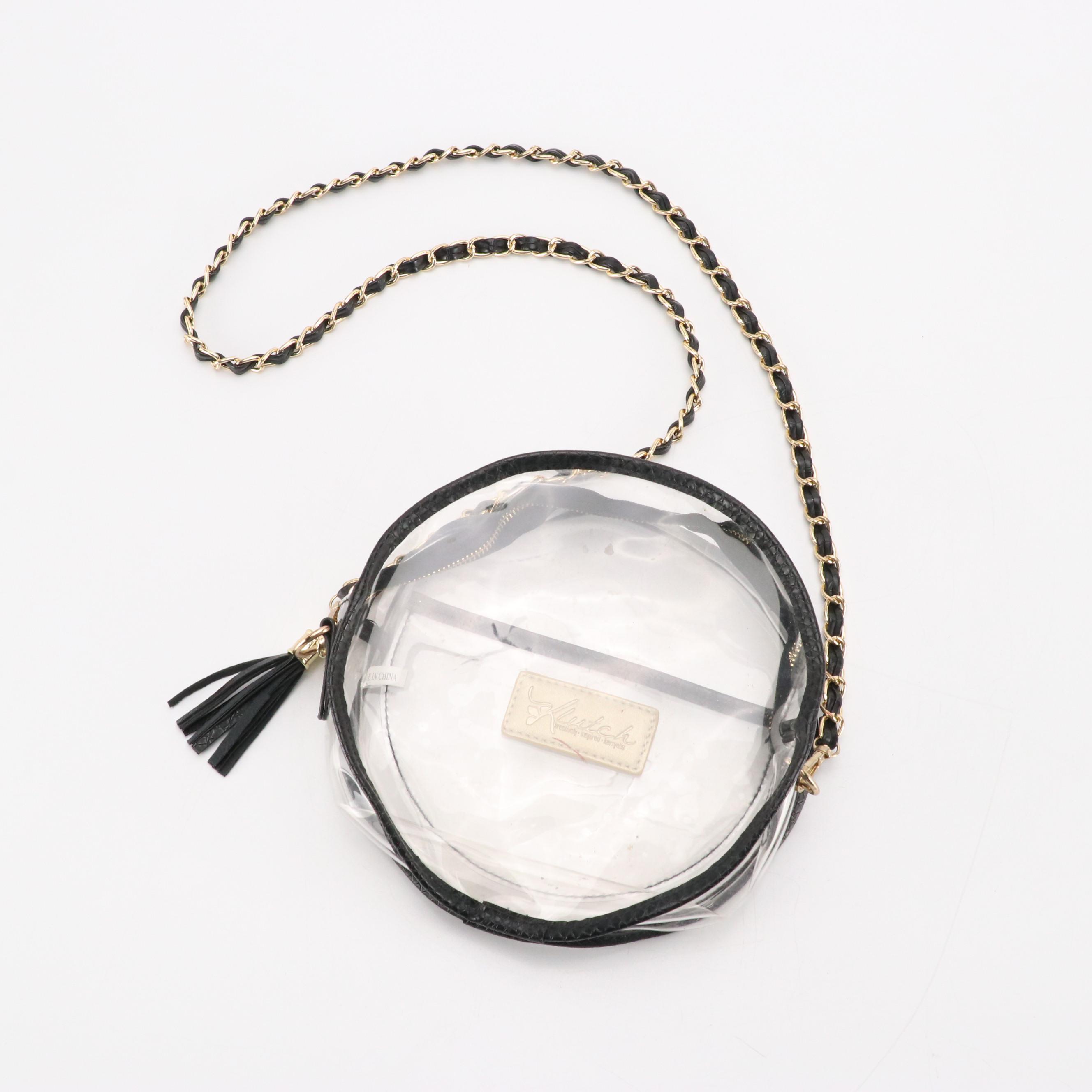 Klutch and Other Clear Vinyl Crossbody Bags