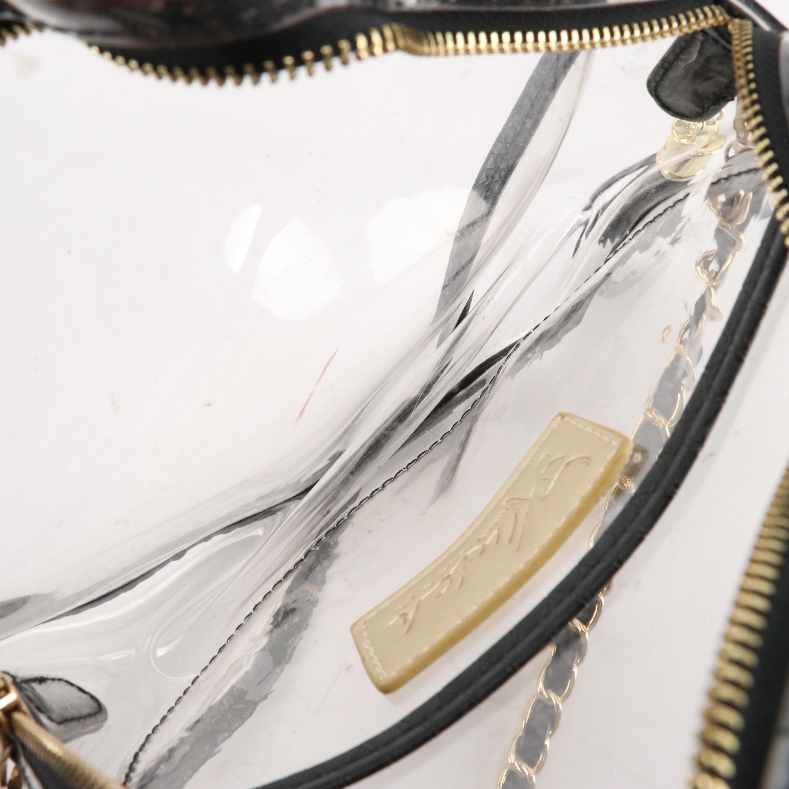 Klutch and Other Clear Vinyl Crossbody Bags