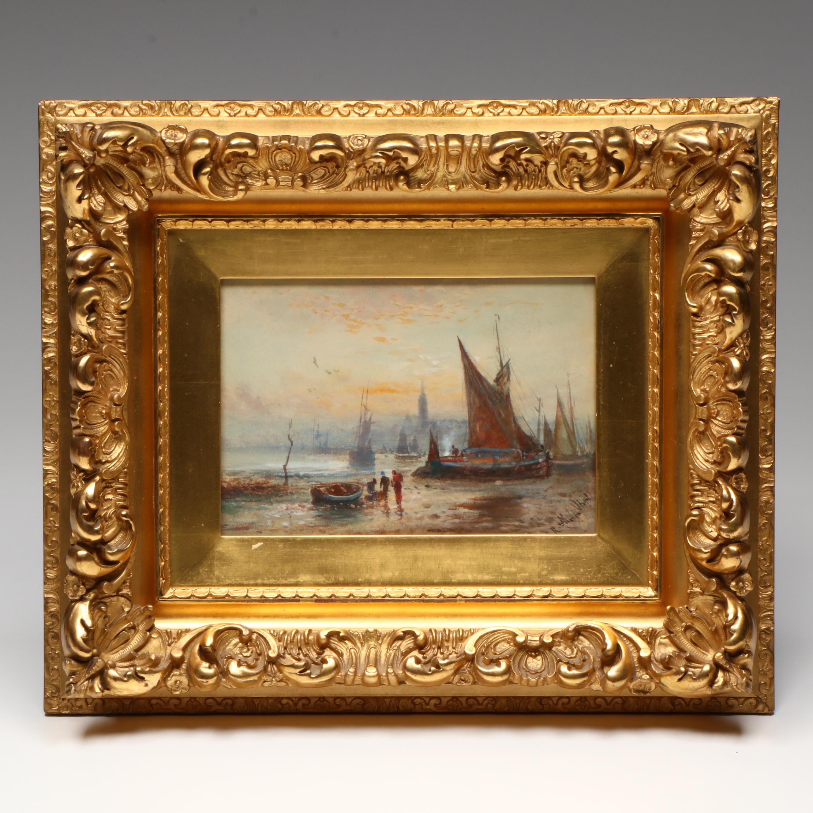 Antique Robert Malcolm Lloyd Watercolor Painting, Late 19th / Early 20th Century