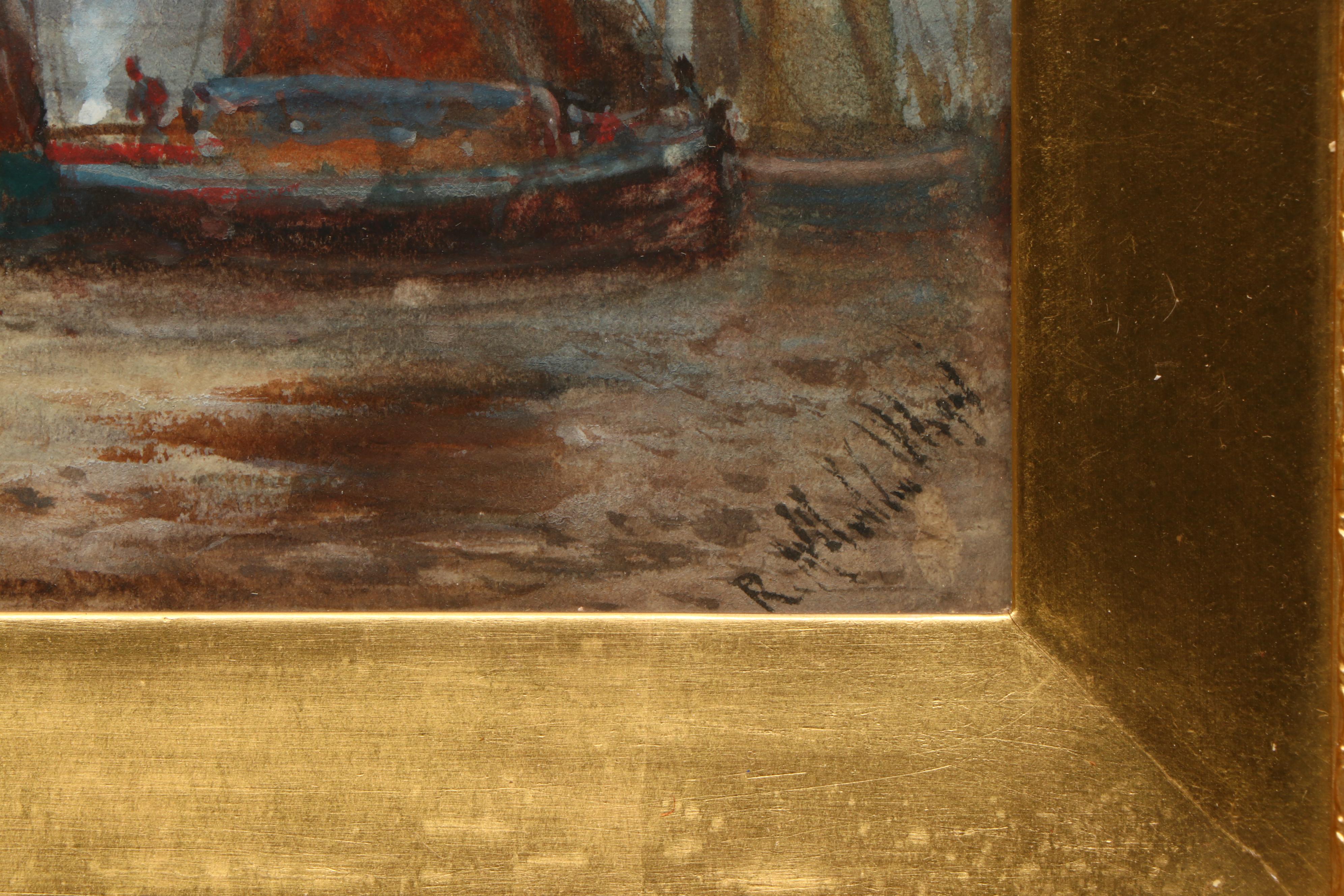 Antique Robert Malcolm Lloyd Watercolor Painting, Late 19th / Early 20th Century