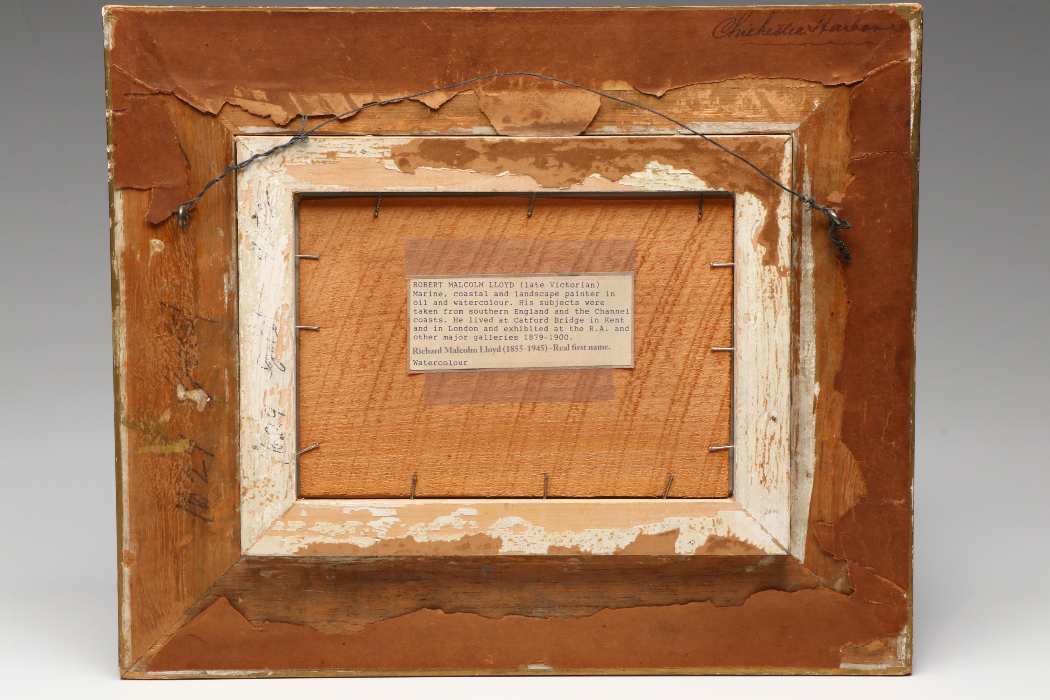 Antique Robert Malcolm Lloyd Watercolor Painting, Late 19th / Early 20th Century