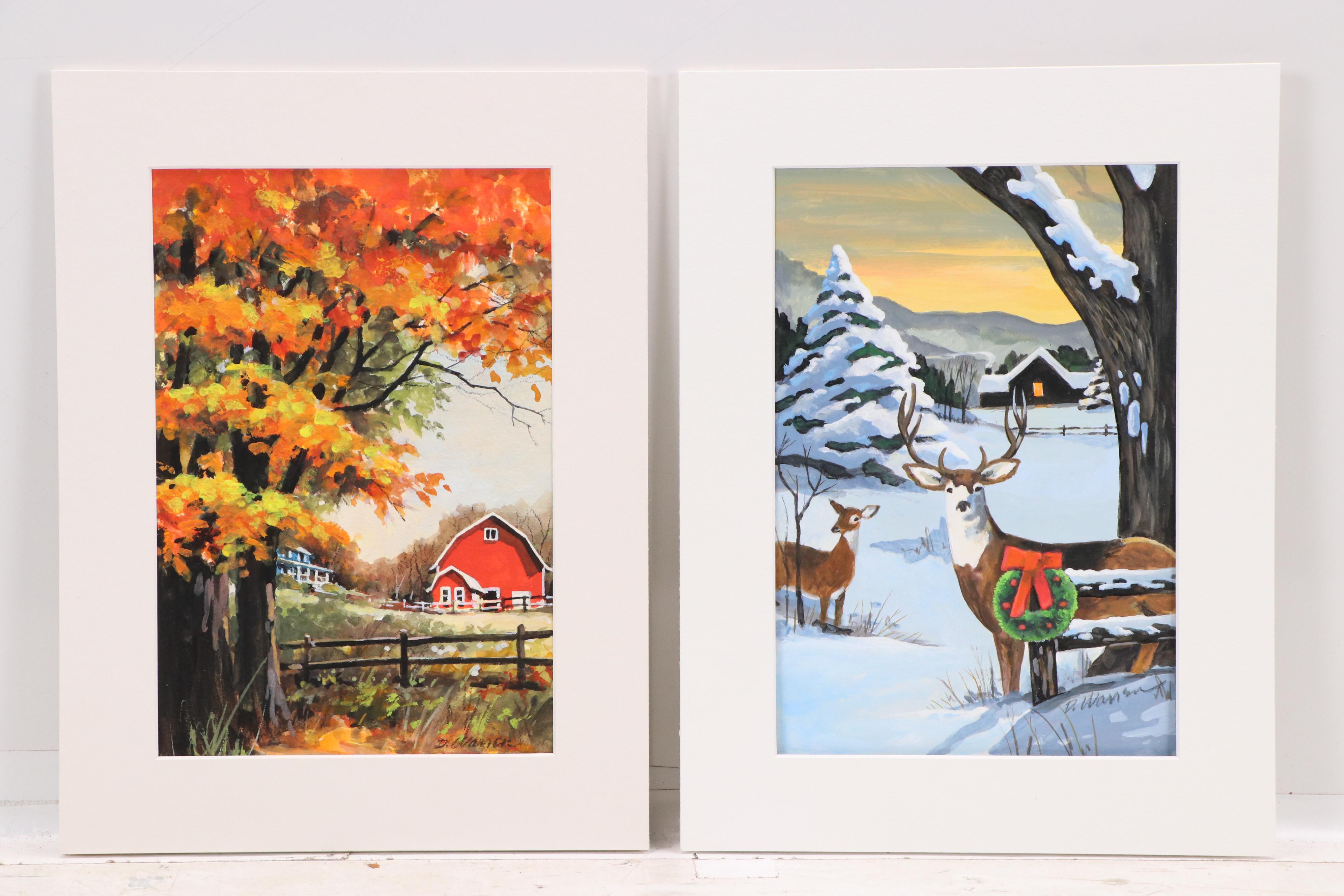 Dave Warren Watercolor Paintings of Landscapes and More