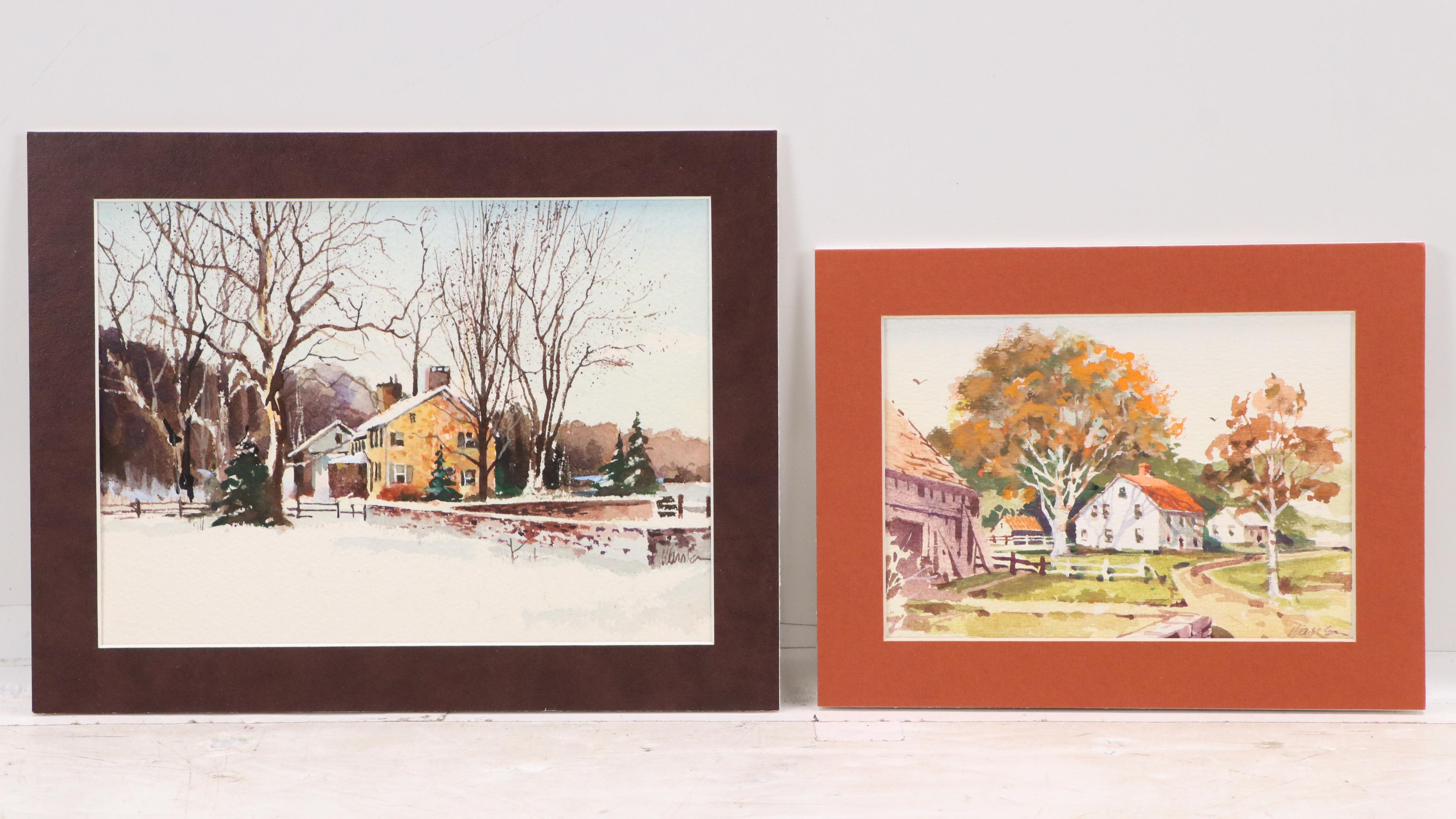 Dave Warren Watercolor Paintings of Landscapes and More