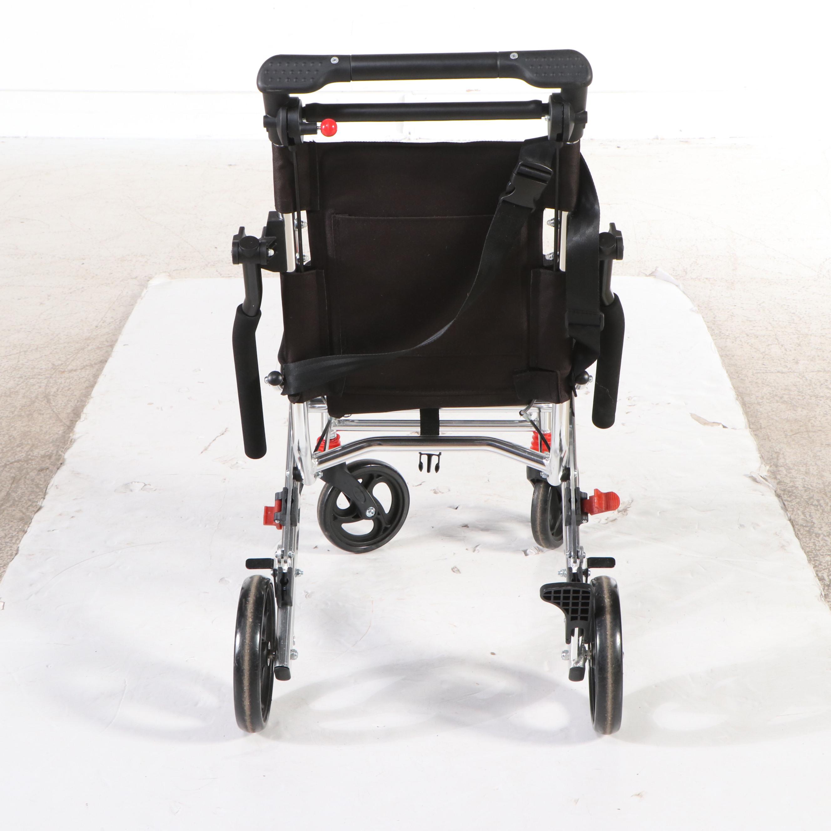 Aluminum Portable Folding Wheelchair