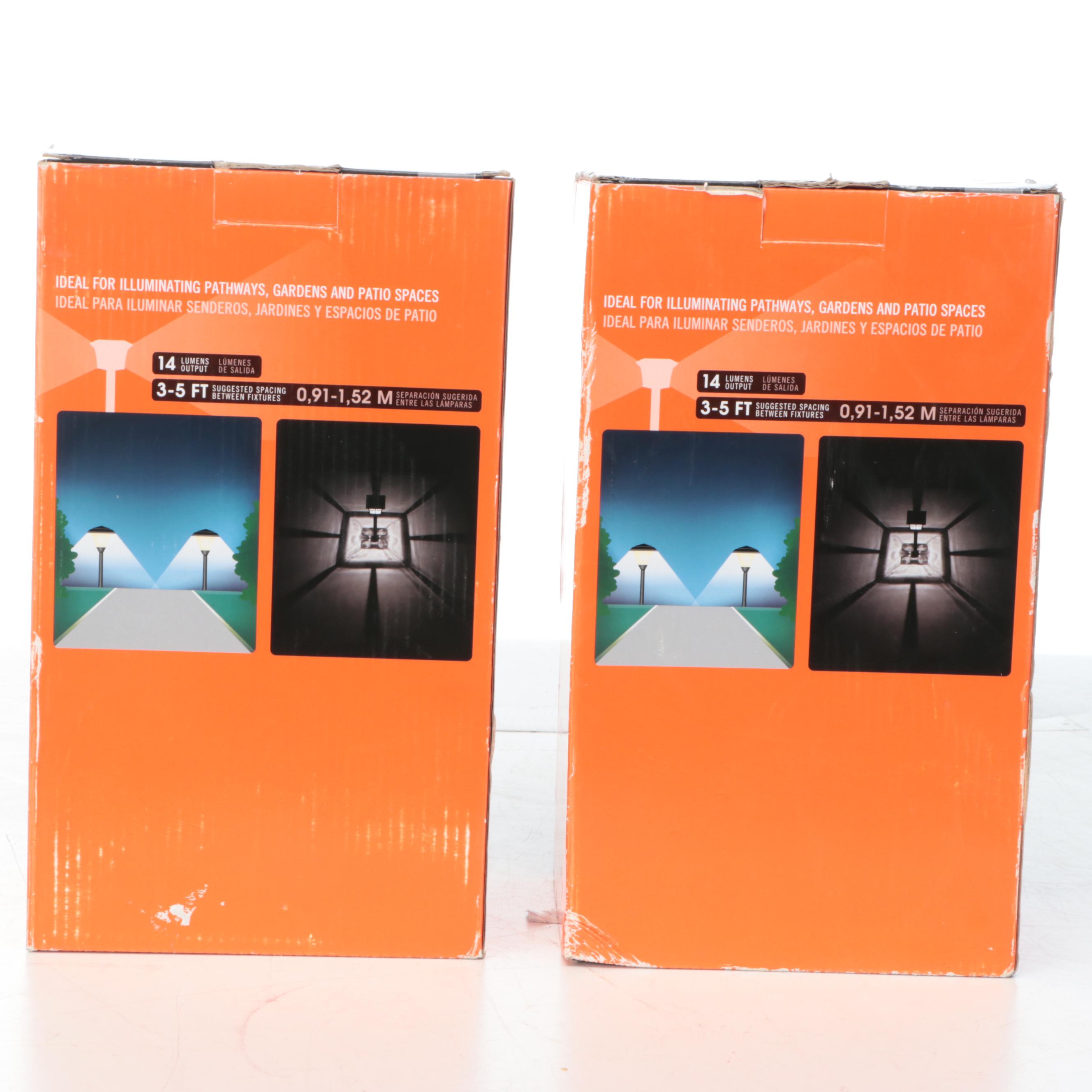 Portfolio Landscape Solar LED Pathway or Deck Post Lights