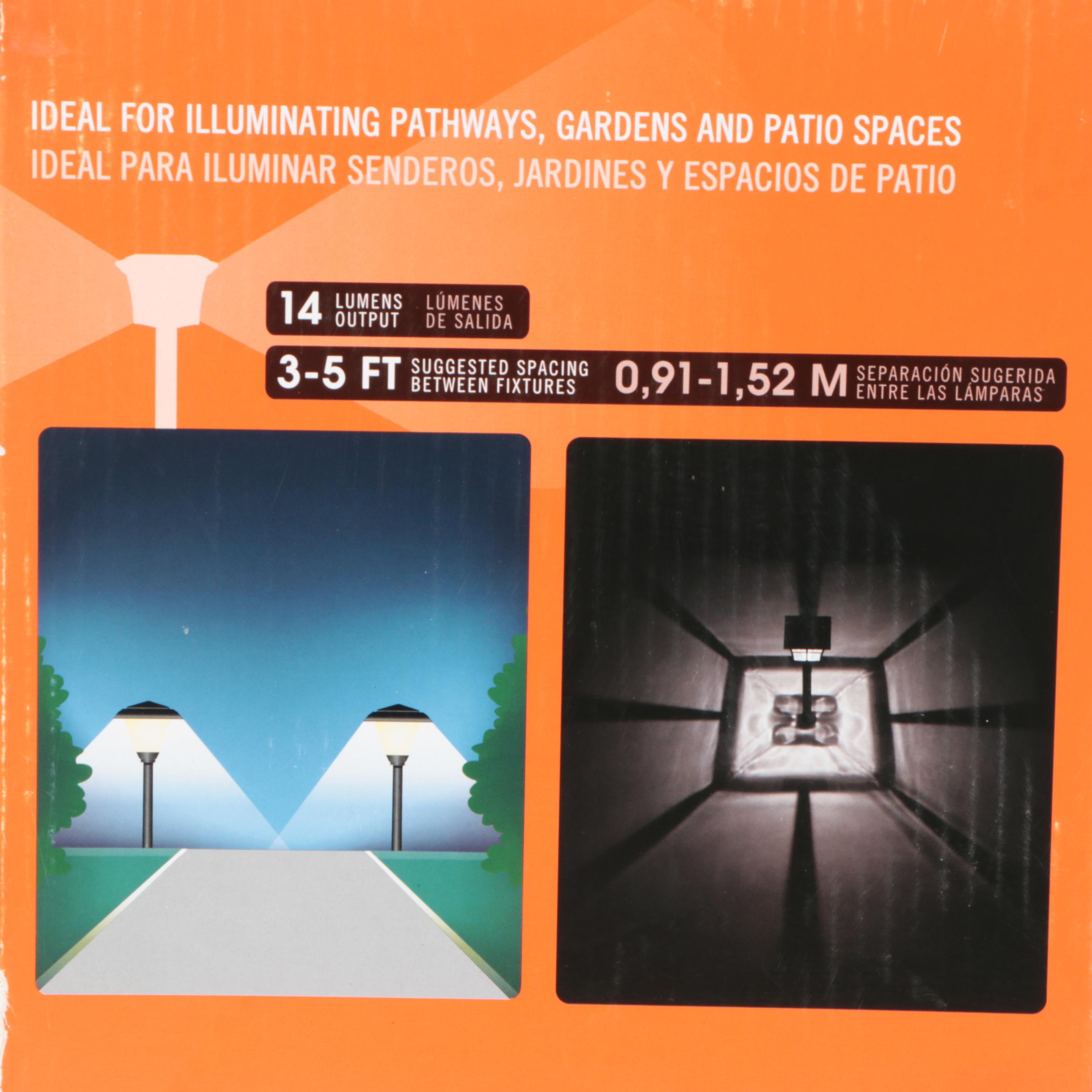 Portfolio Landscape Solar LED Pathway or Deck Post Lights