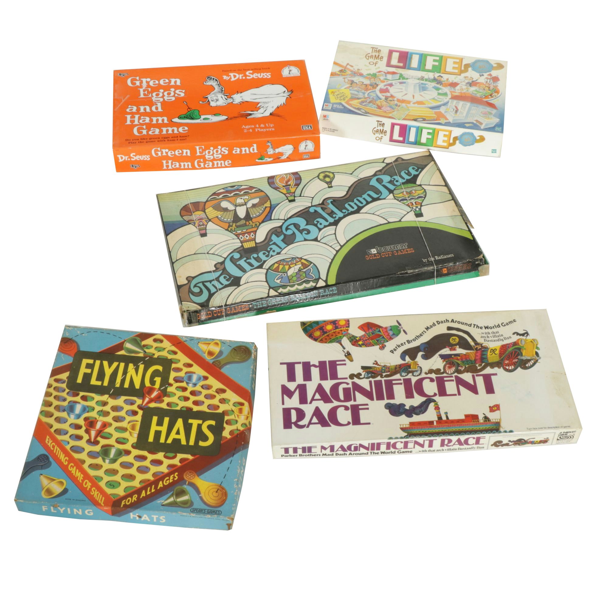 "Dr. Seuss Green Eggs and Ham Game", "Life" and More Board Games