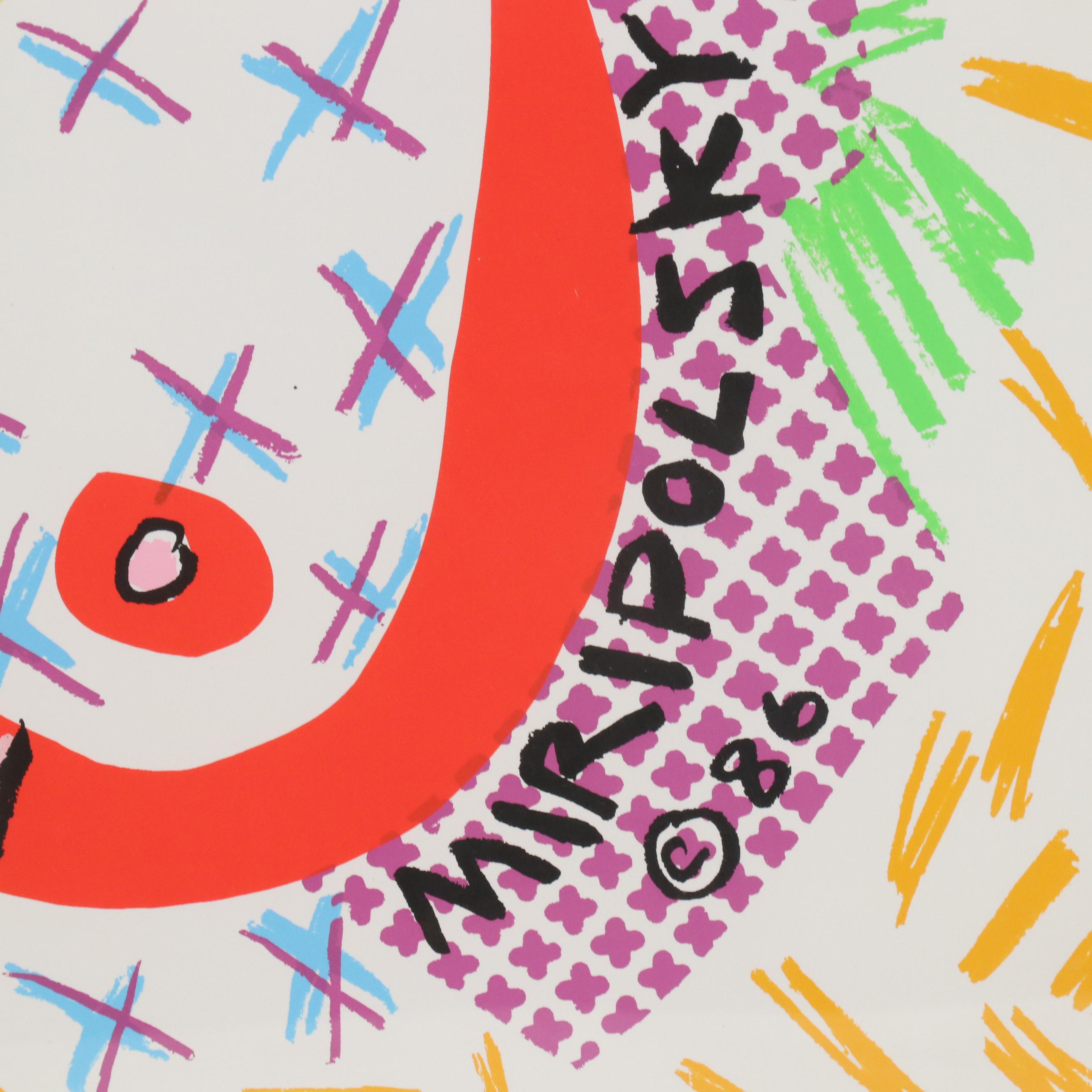 Andre Miripolsky Serigraph on Paper "L.A. Woman," 1986