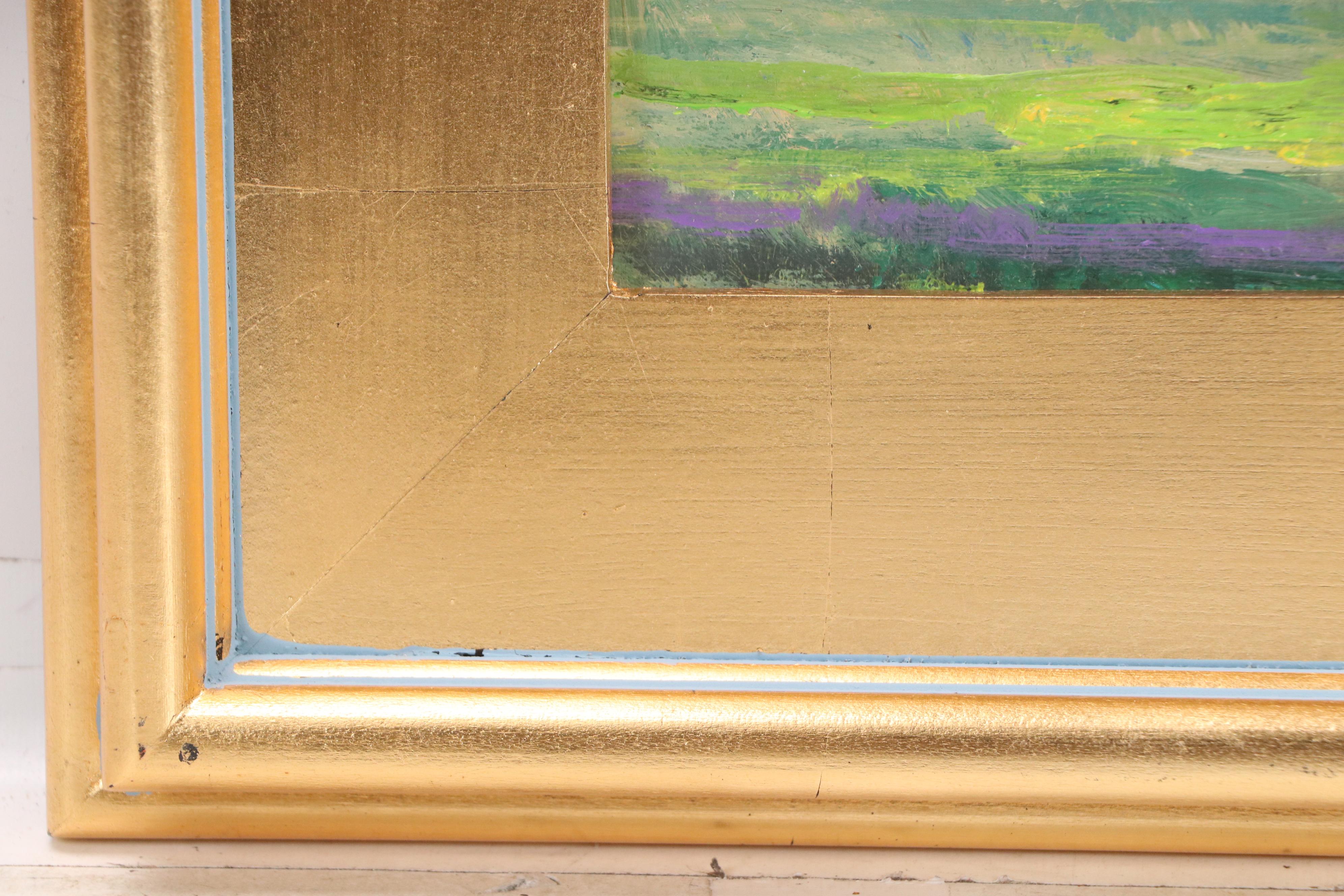 Misty Landscape Oil Painting, 21st Century