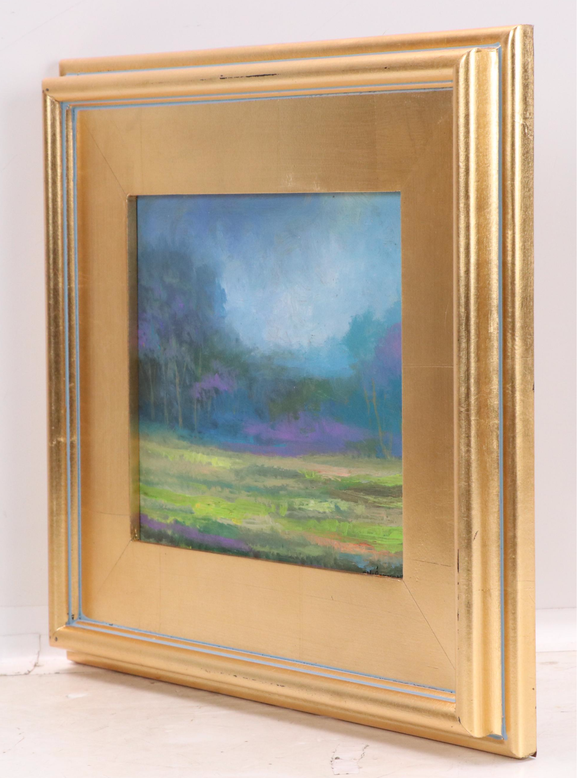 Misty Landscape Oil Painting, 21st Century