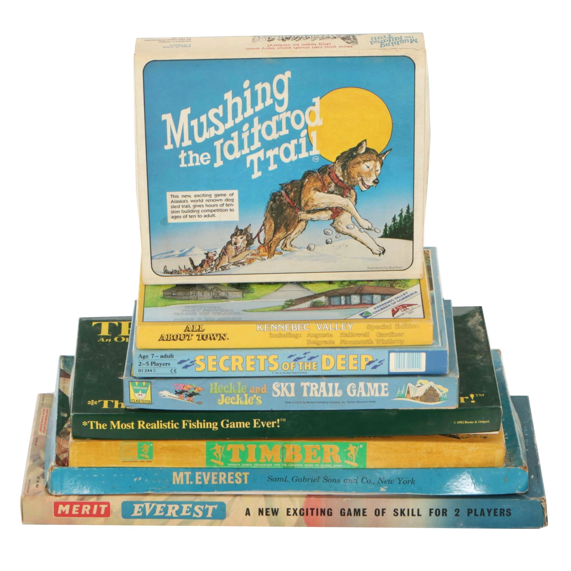 "Mushing the Iditarod  Trail", "Secrets of the Deep", and More Board Games