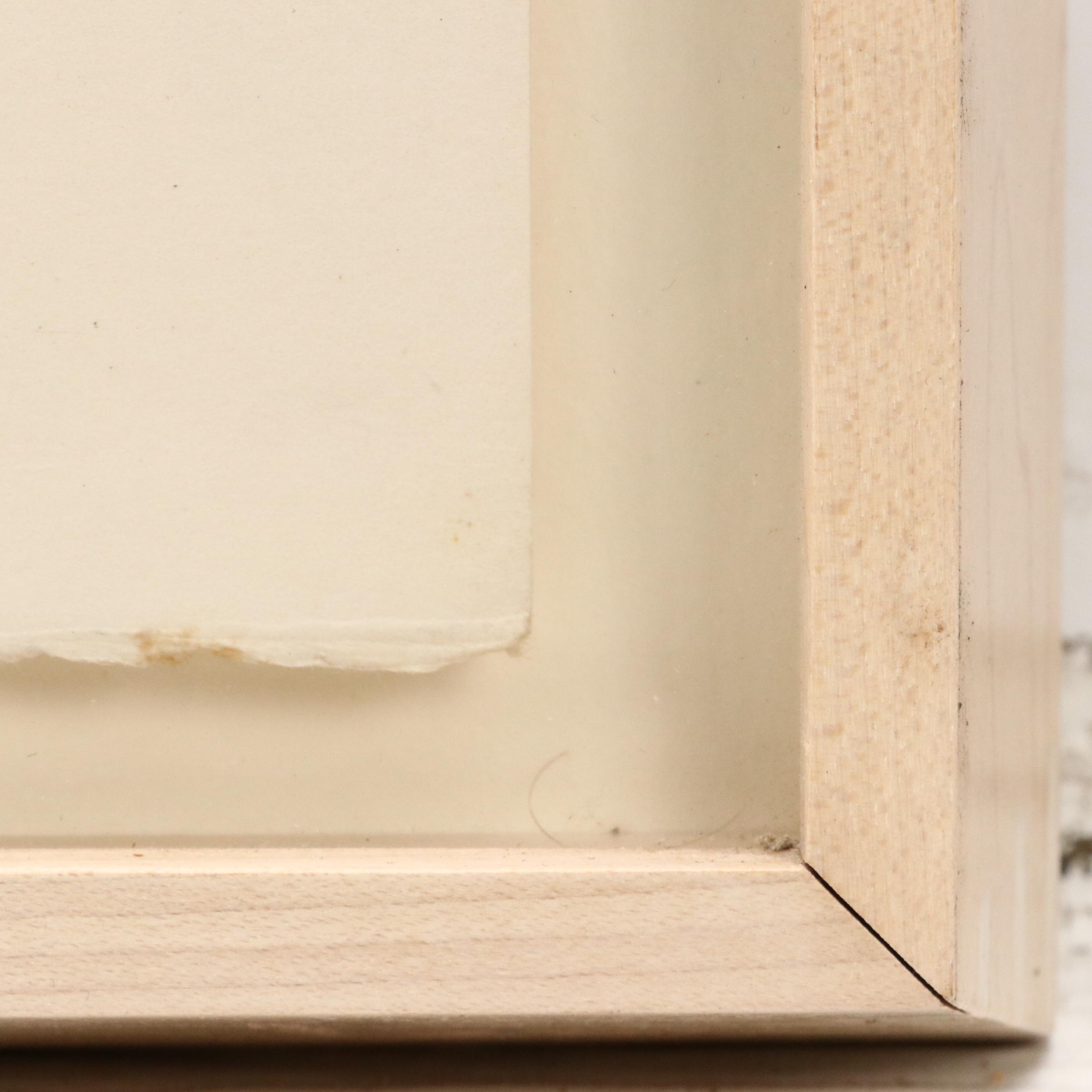 Kutenhaus Abstract Geometric Colored Pencil Drawings "Cathedral Series," 1970s