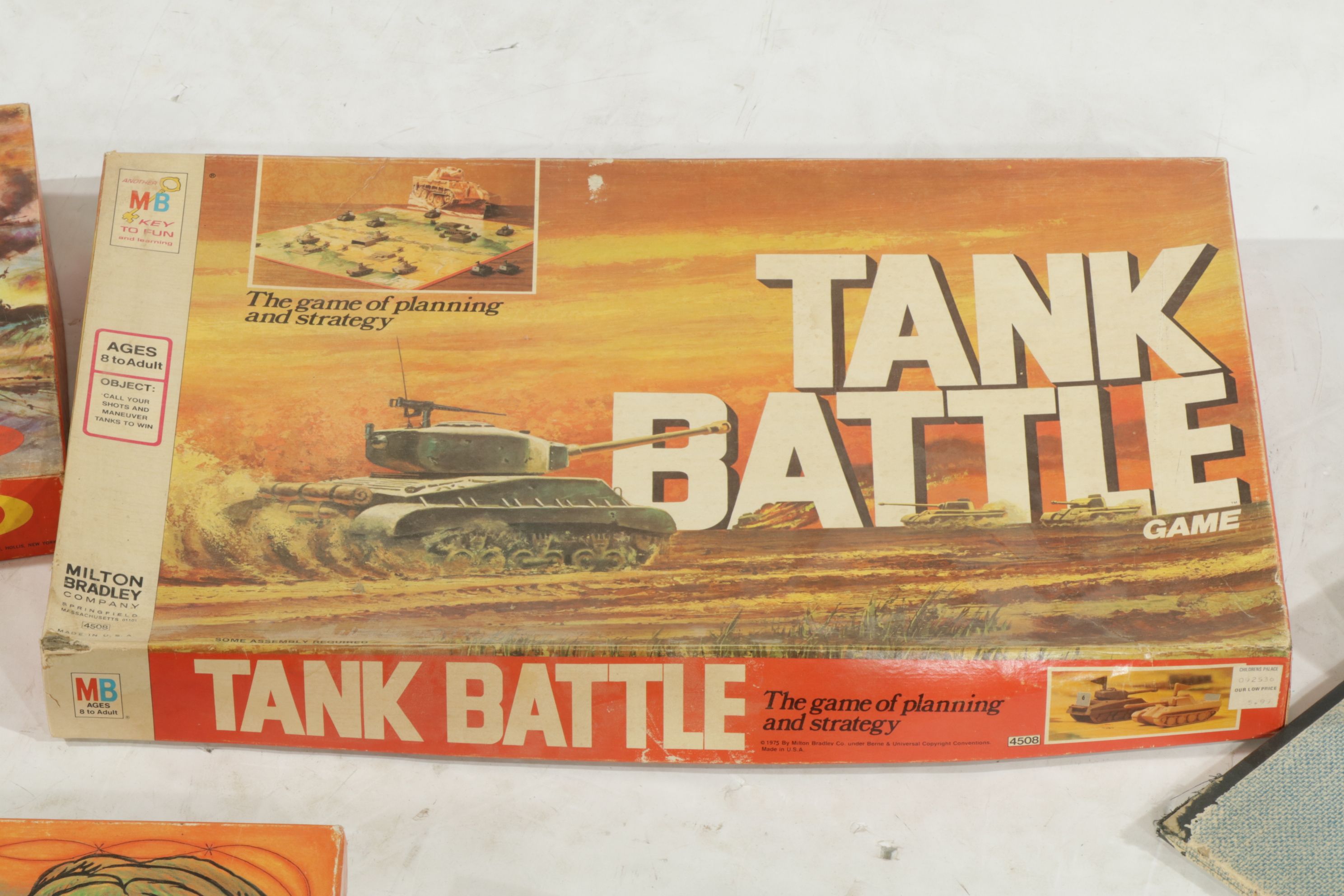 Milton Bradley "Tank Battle", Ideal "Battle Line" and More Board Games