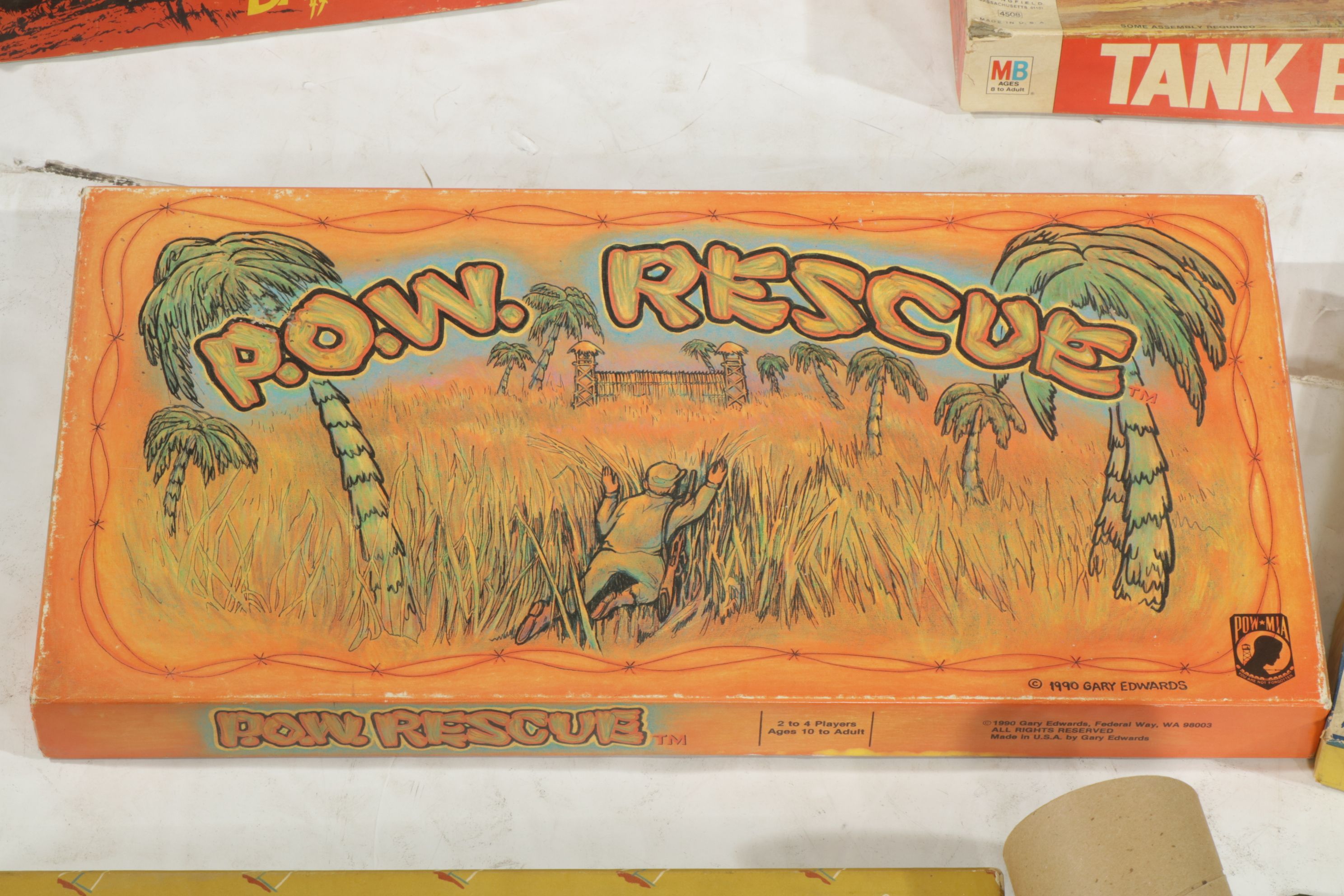 Milton Bradley "Tank Battle", Ideal "Battle Line" and More Board Games