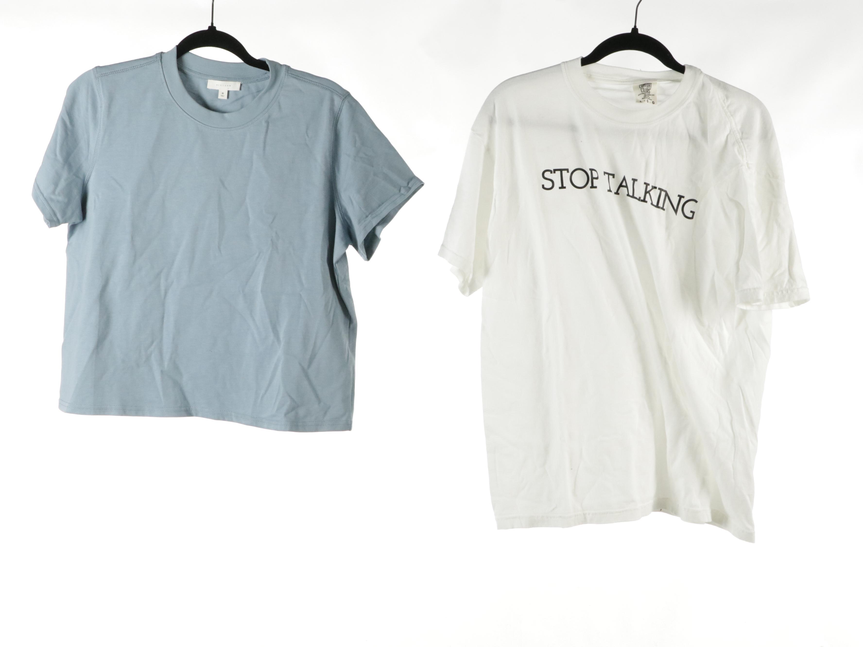 All Row Boxy Cotton T-Shirt, Wild Fable Cropped Cardigan, and Other Graphic Tee