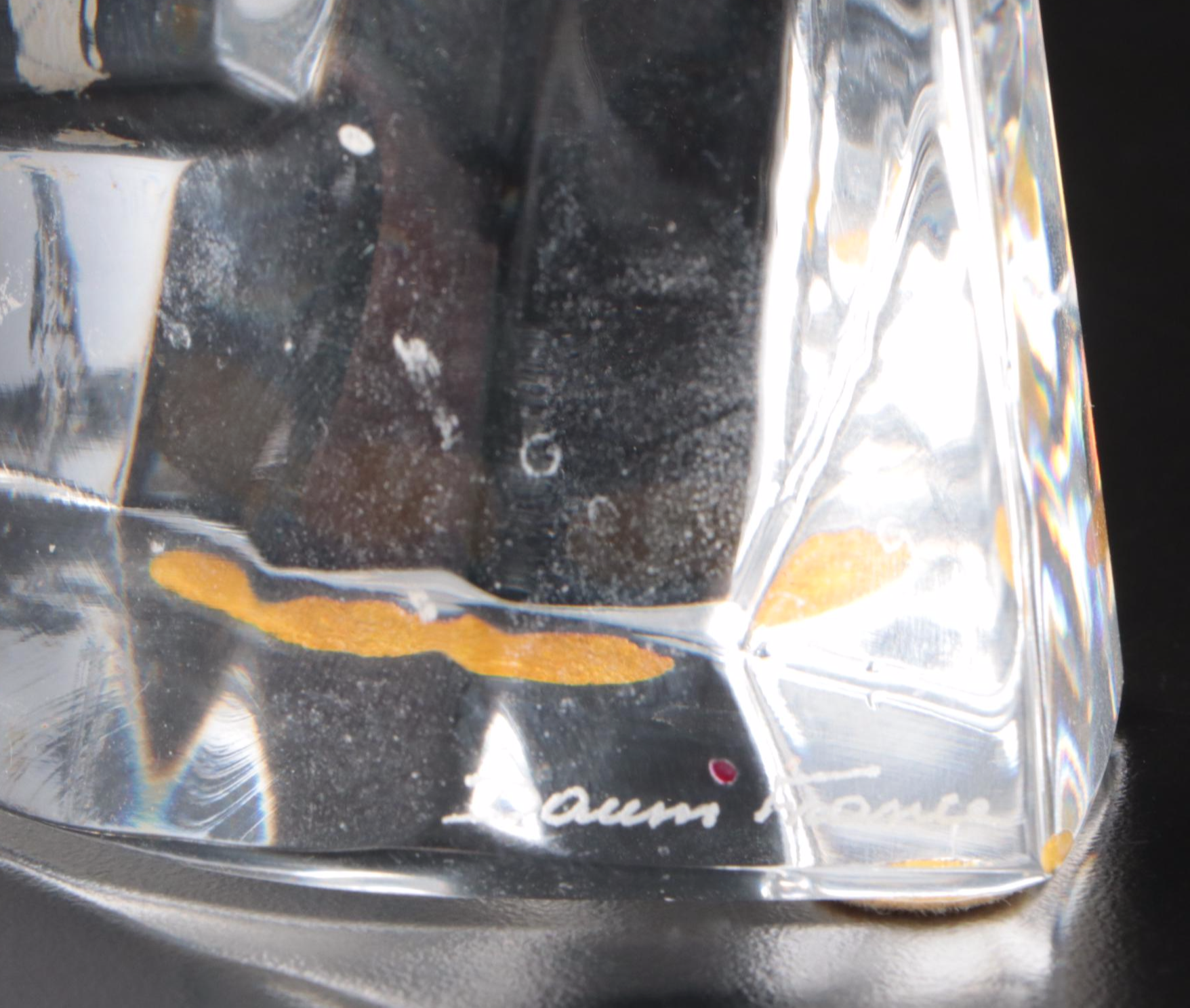 Steuben and Daum Horse Head Crystal Figures