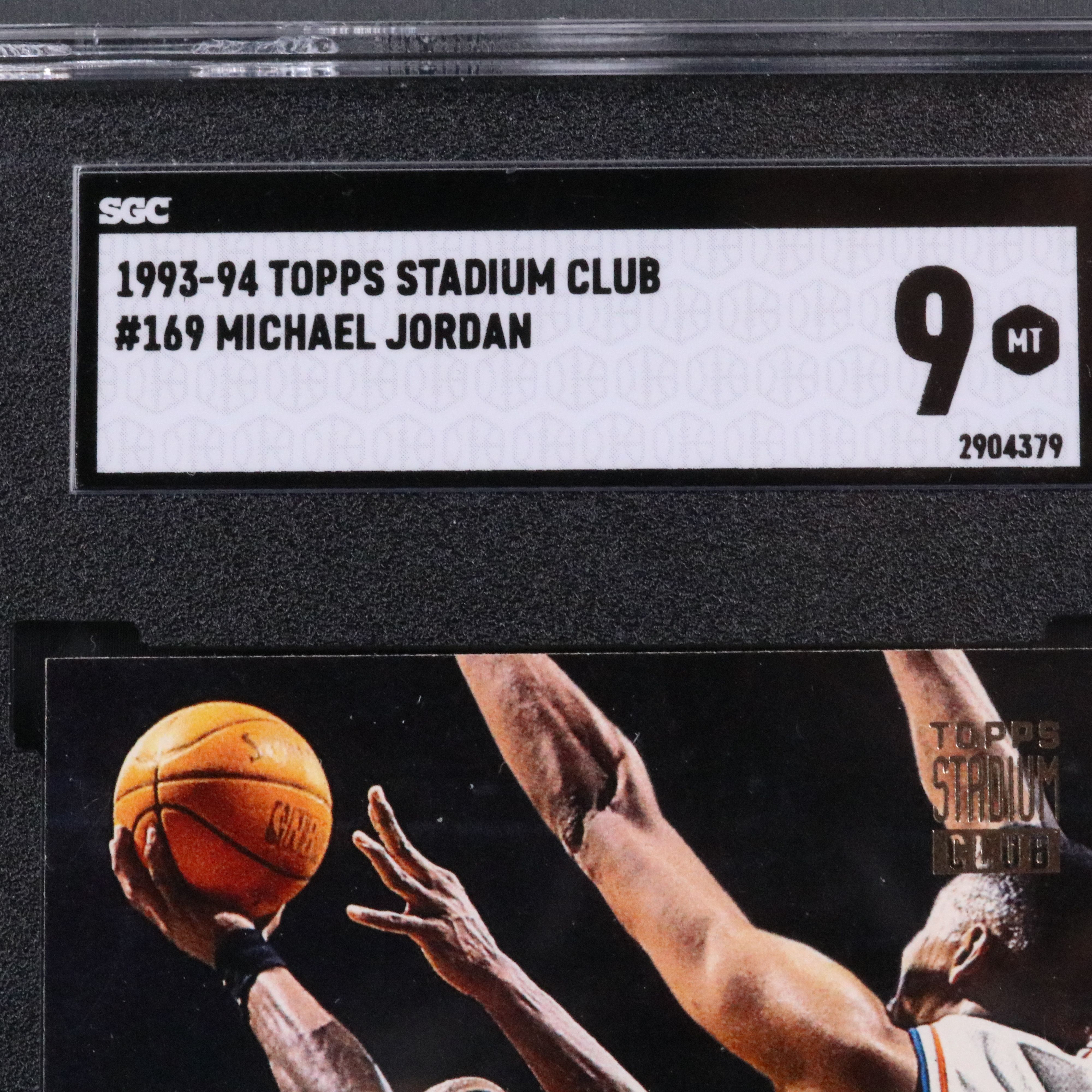 1993-94 Stadium Club Michael Jordan Chicago Bulls Basketball Card Graded SGC 9