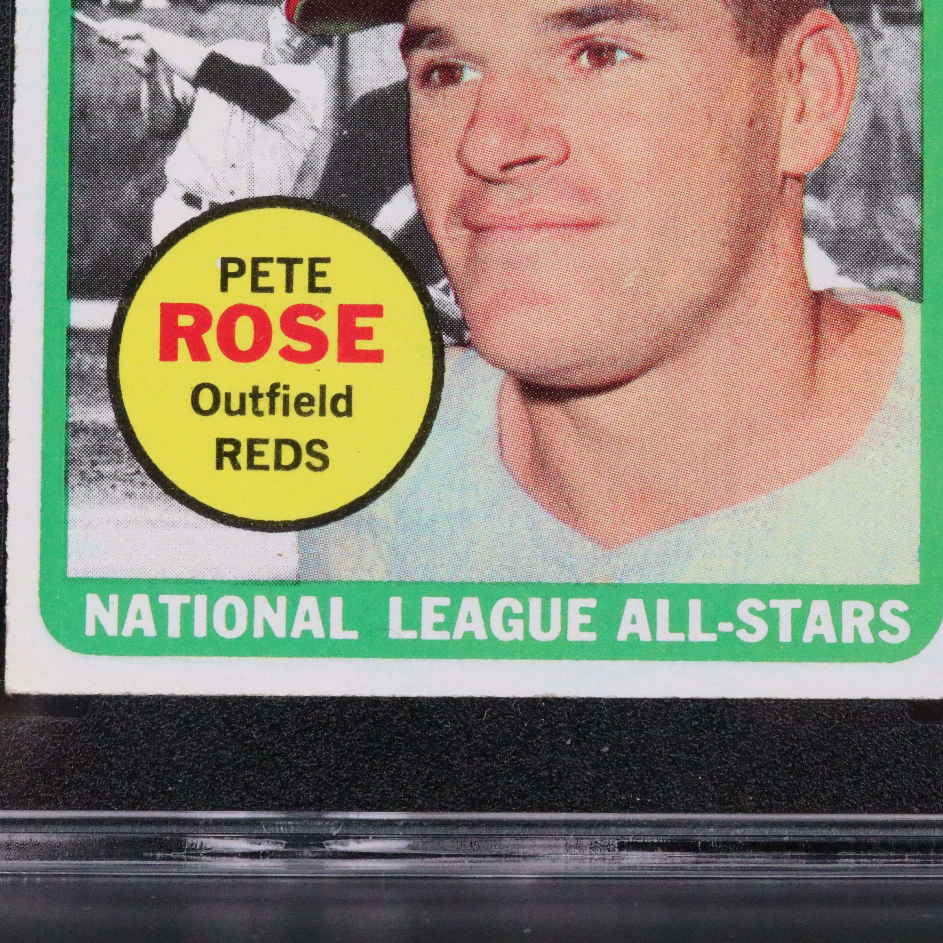 1969 Topps Pete Rose Cincinnati Reds All-Star Baseball Card Graded SGC 5