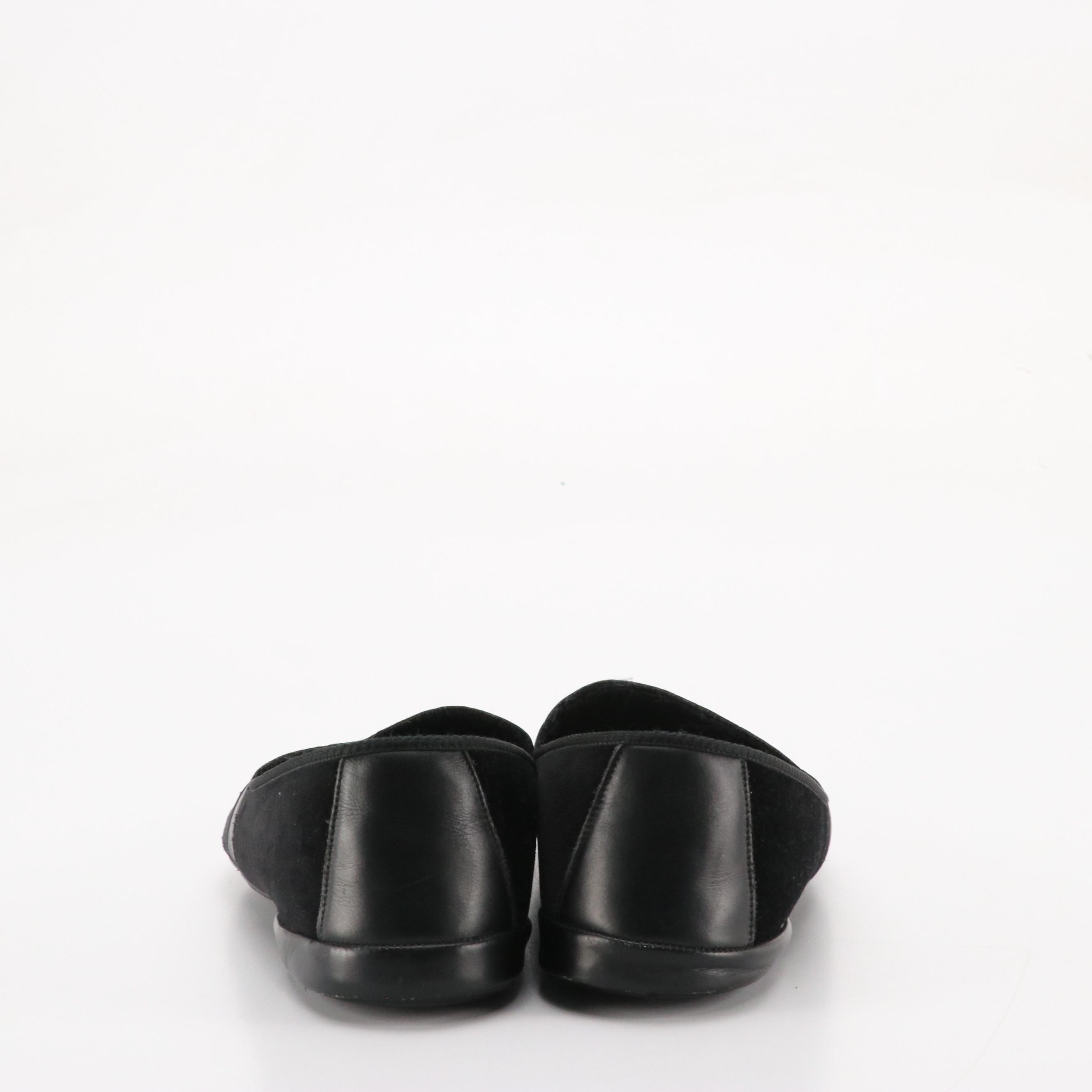 Men's Cole Haan Leather Horsebit Loafers and Sulka Velvet Crown Slippers