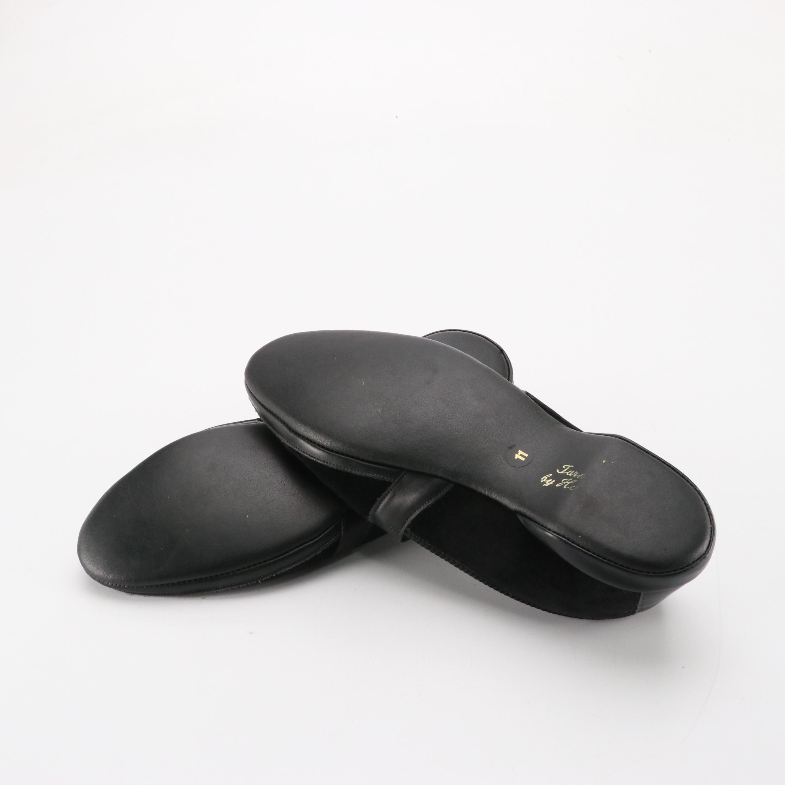 Men's Cole Haan Leather Horsebit Loafers and Sulka Velvet Crown Slippers