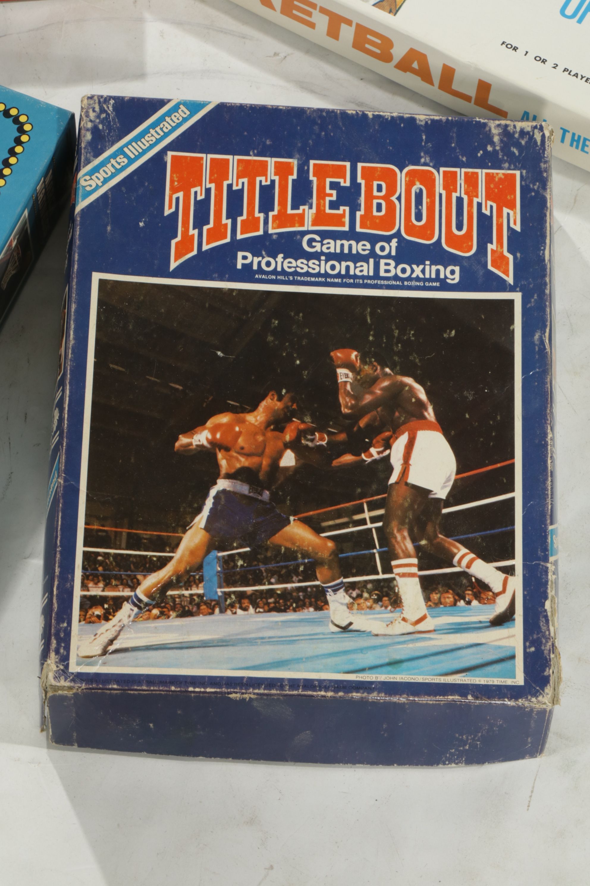 "Rocky" & "Sports Illustrated" with Basketball, Baseball & Boxing Board Games