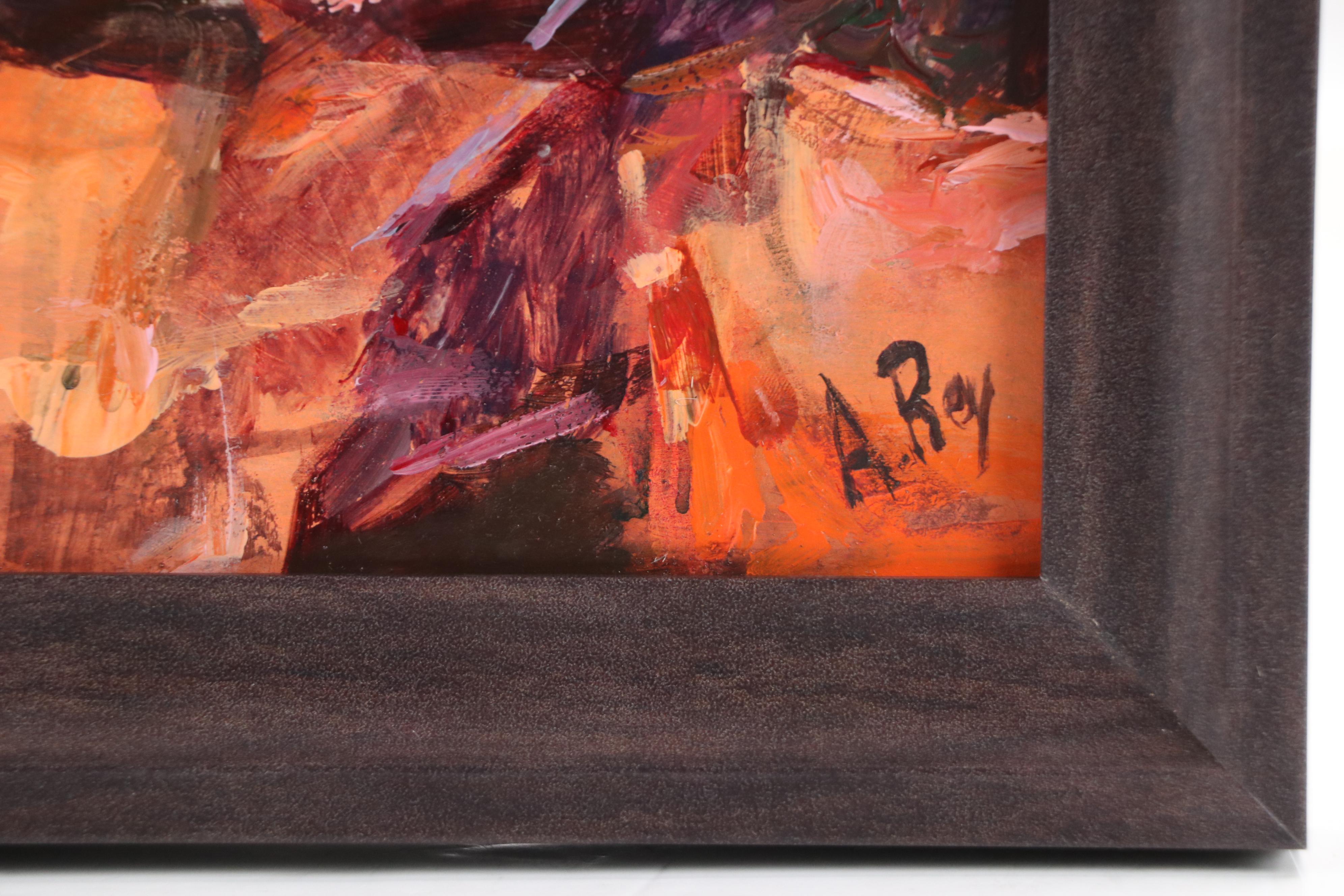 Agnes Rey Western Genre Landscape Oil Painting "Voyage," 2025