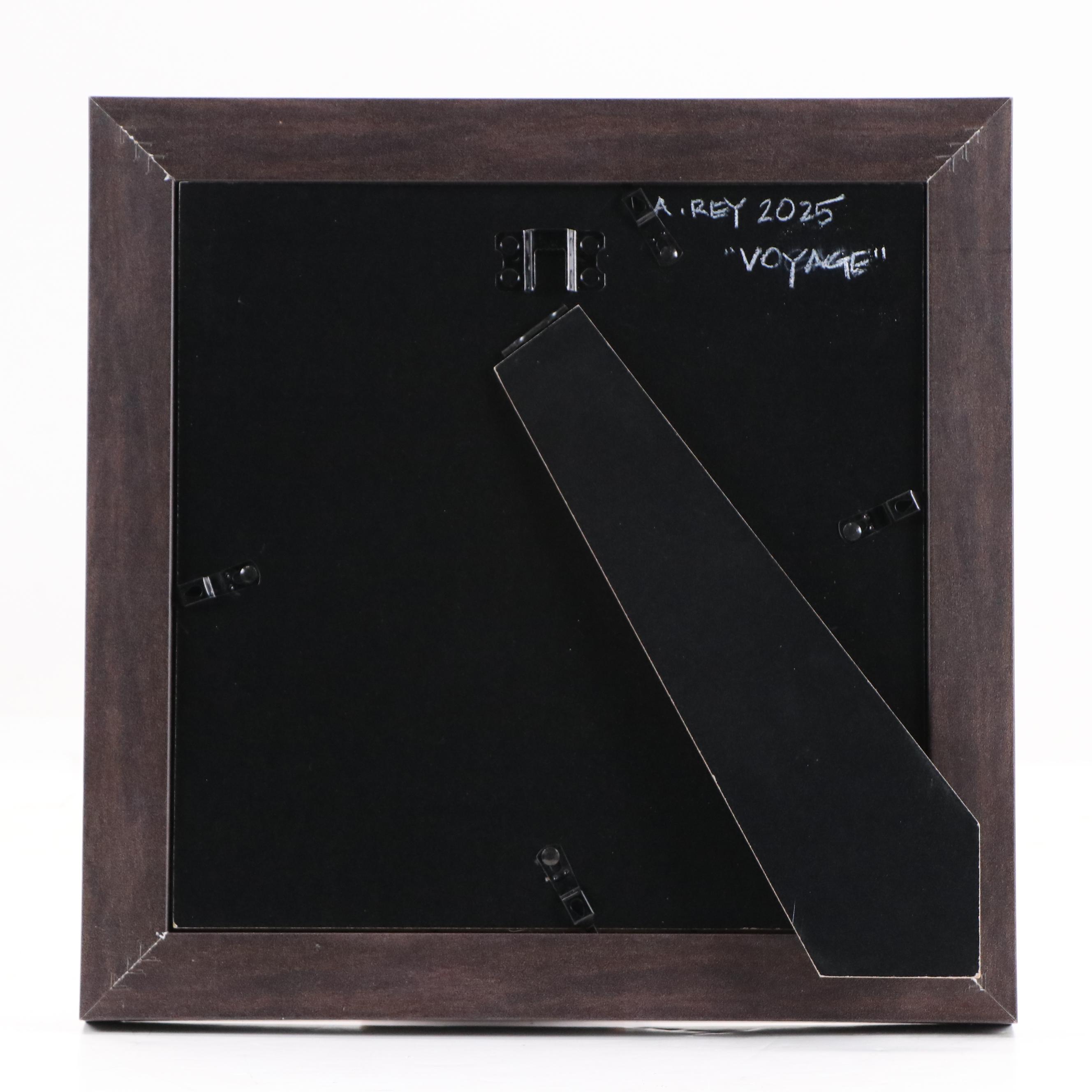 Agnes Rey Western Genre Landscape Oil Painting "Voyage," 2025